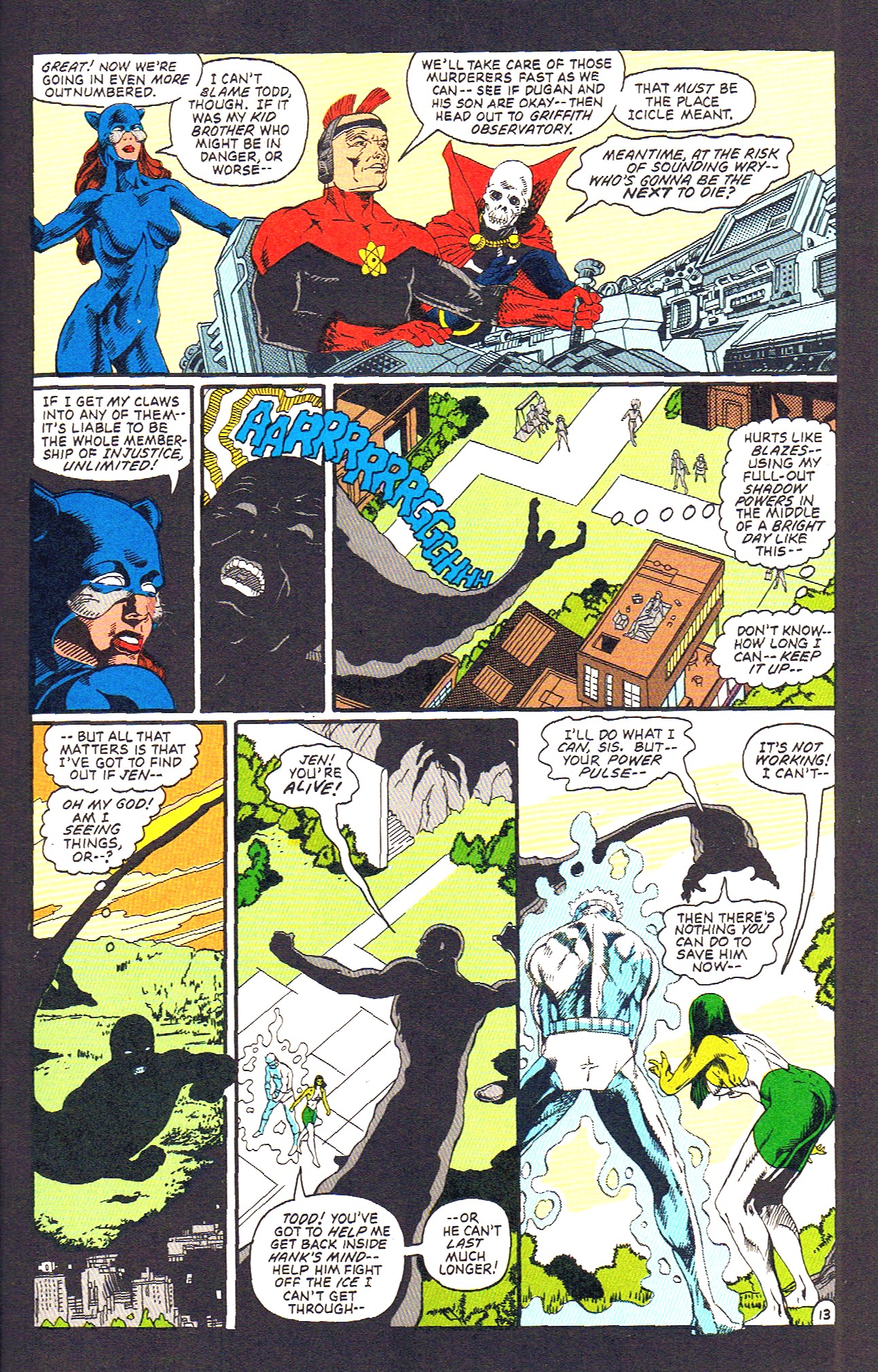 Read online Infinity Inc. (1984) comic -  Issue #53 - 17