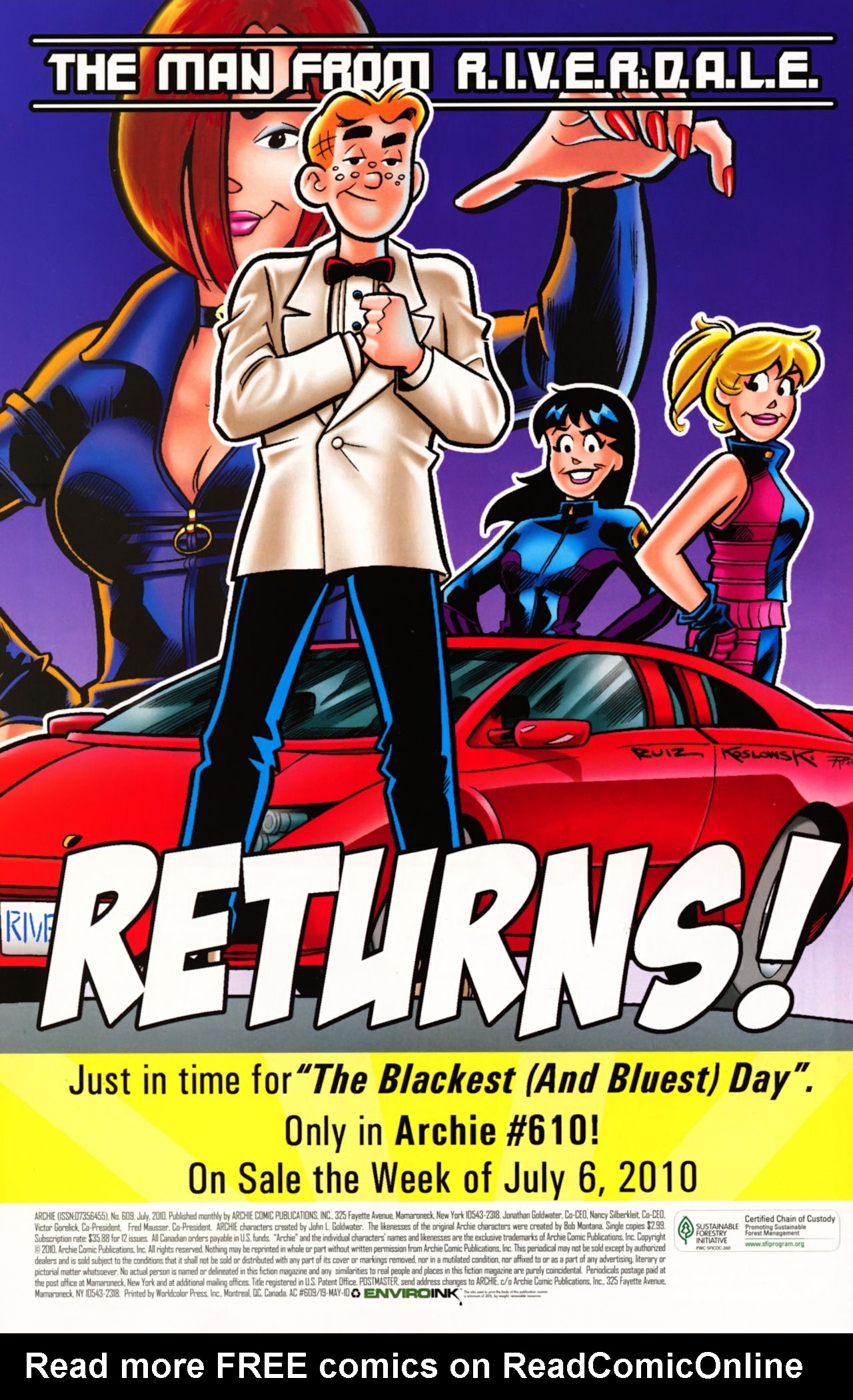 Read online Archie (1960) comic -  Issue #609 - 34