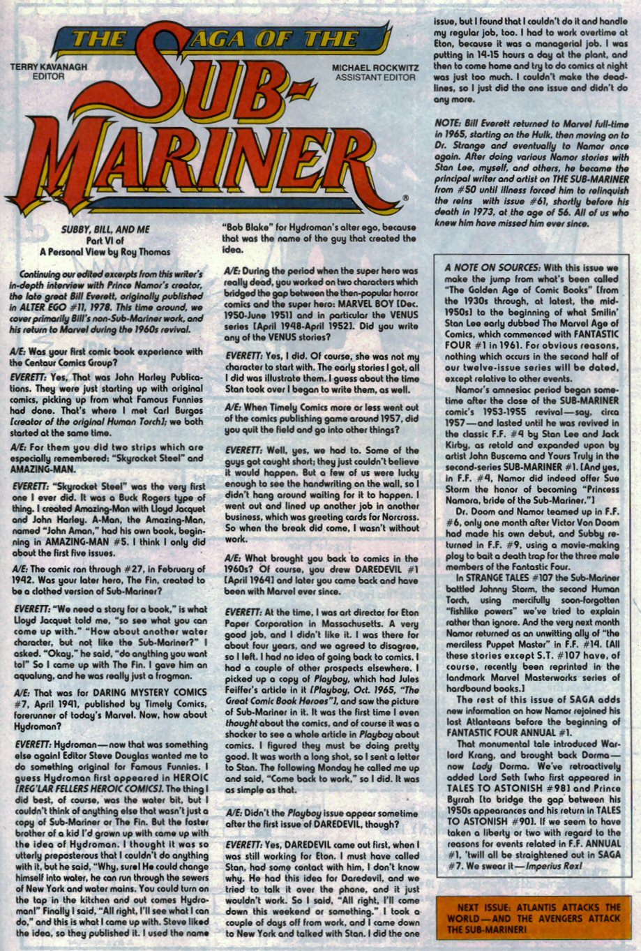 Read online Saga of the Sub-Mariner comic -  Issue #7 - 24