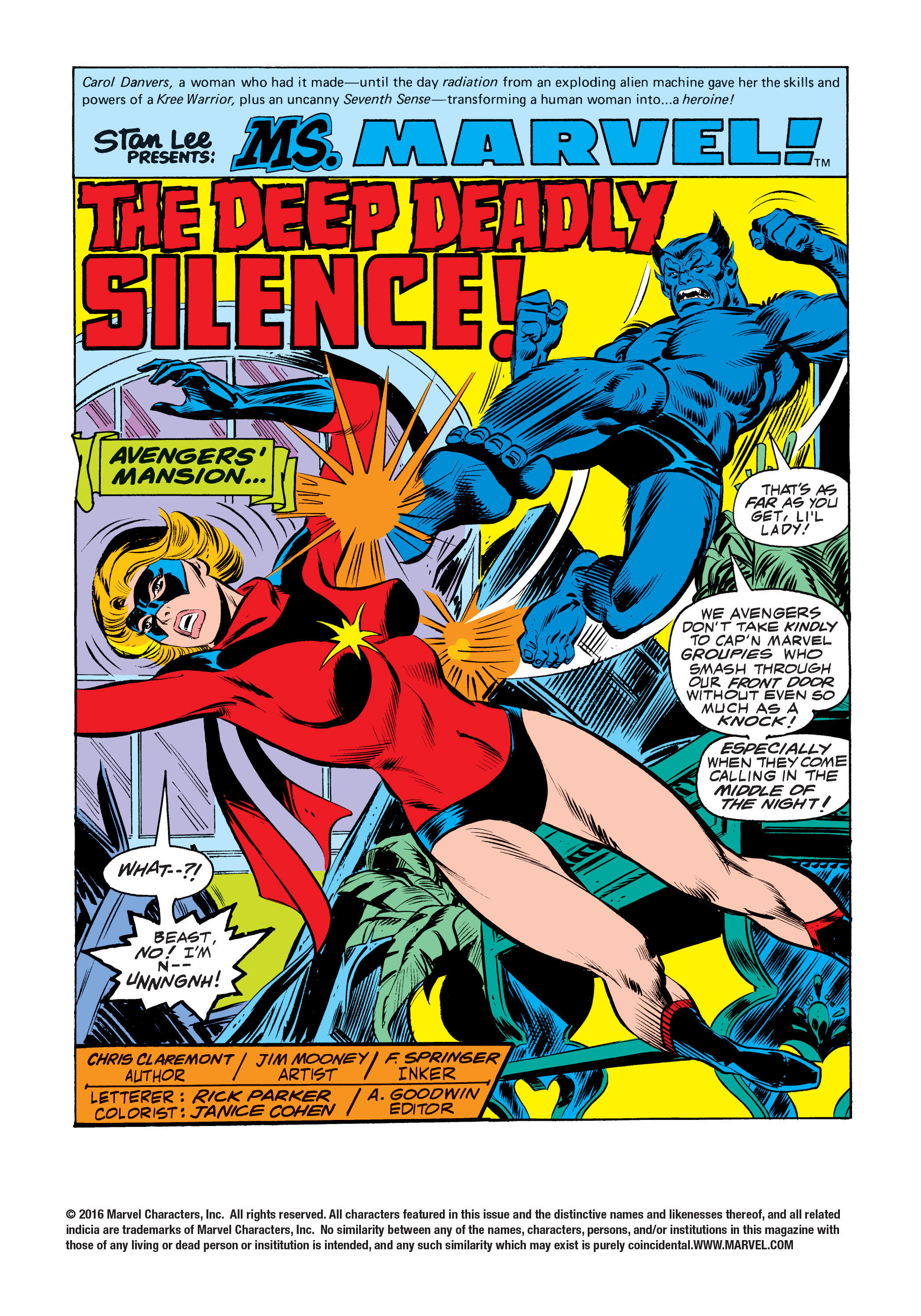 Read online Ms. Marvel (1977) comic -  Issue #16 - 2