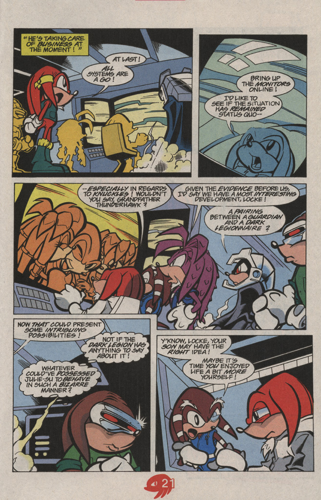 Read online Knuckles the Echidna comic -  Issue #18 - 29