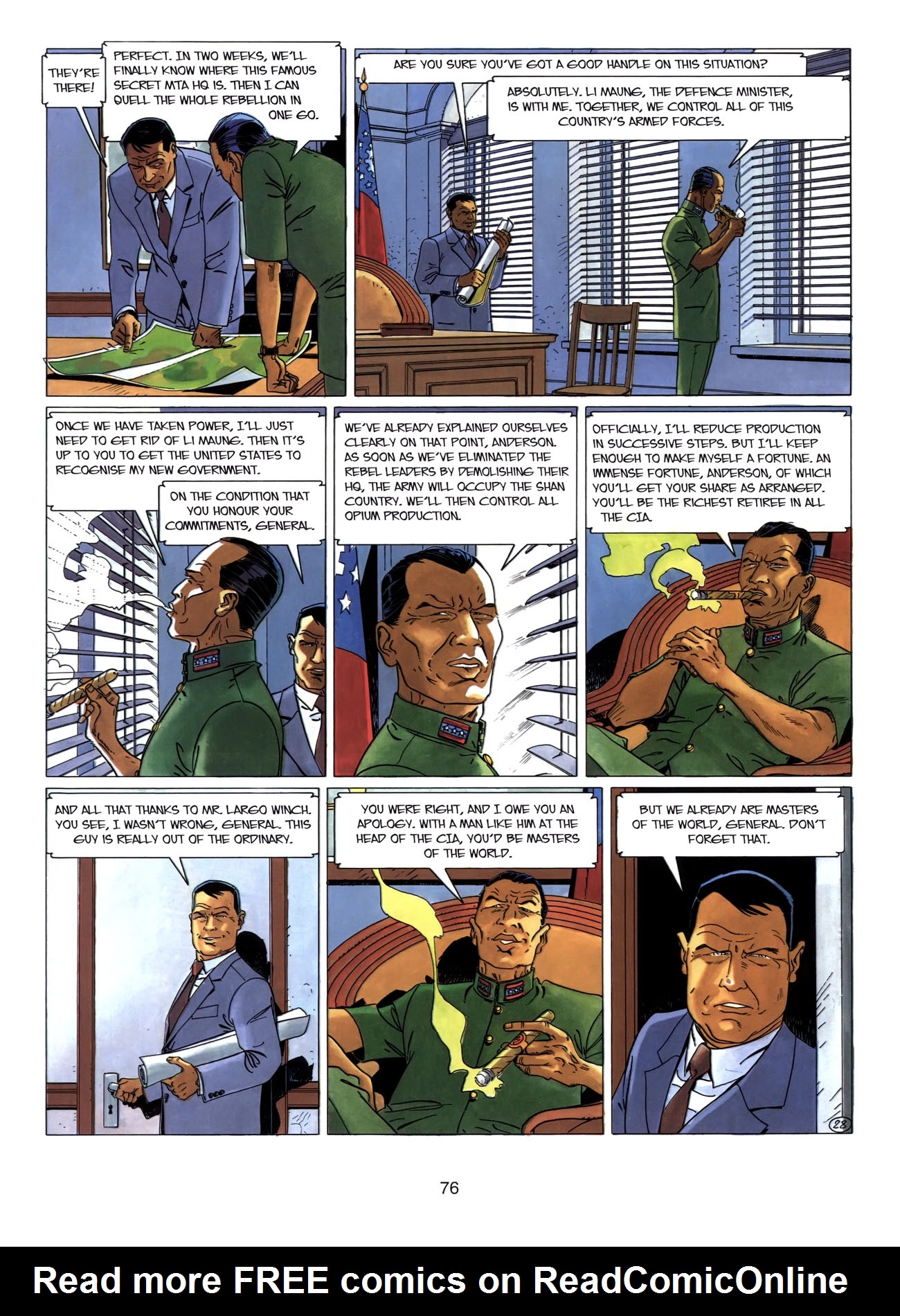 Read online Largo Winch comic -  Issue # TPB 4 - 77