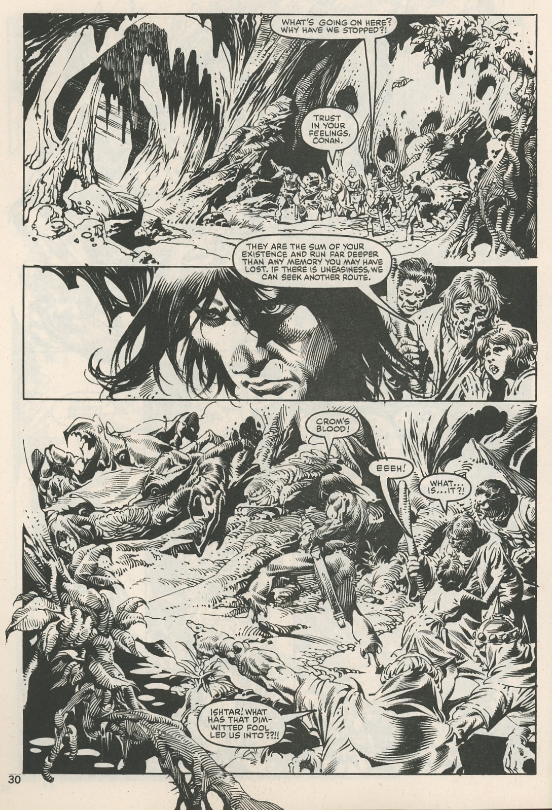Read online The Savage Sword Of Conan comic -  Issue #114 - 30