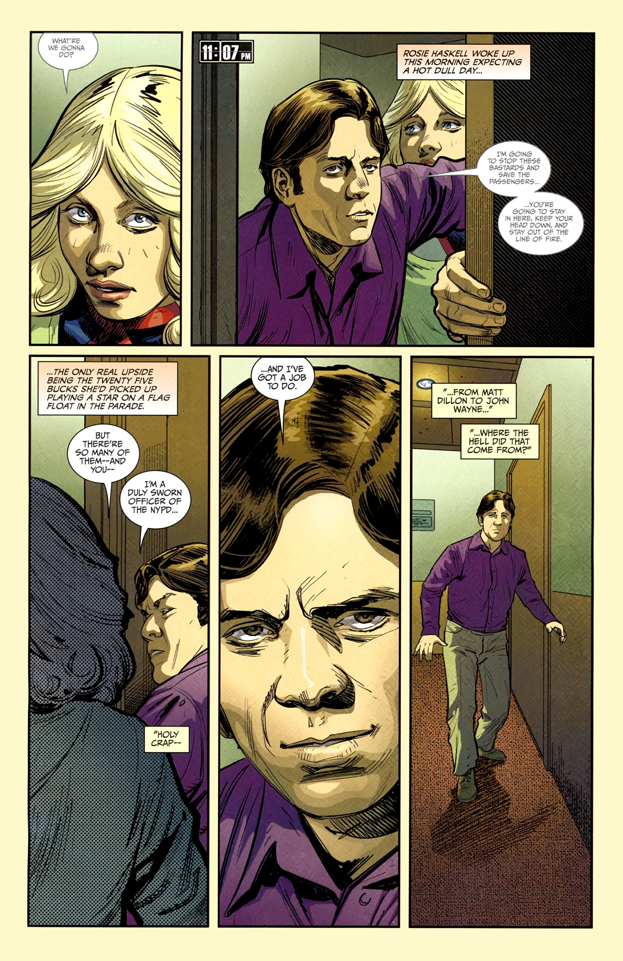 Read online Die Hard: Year One comic -  Issue #4 - 8