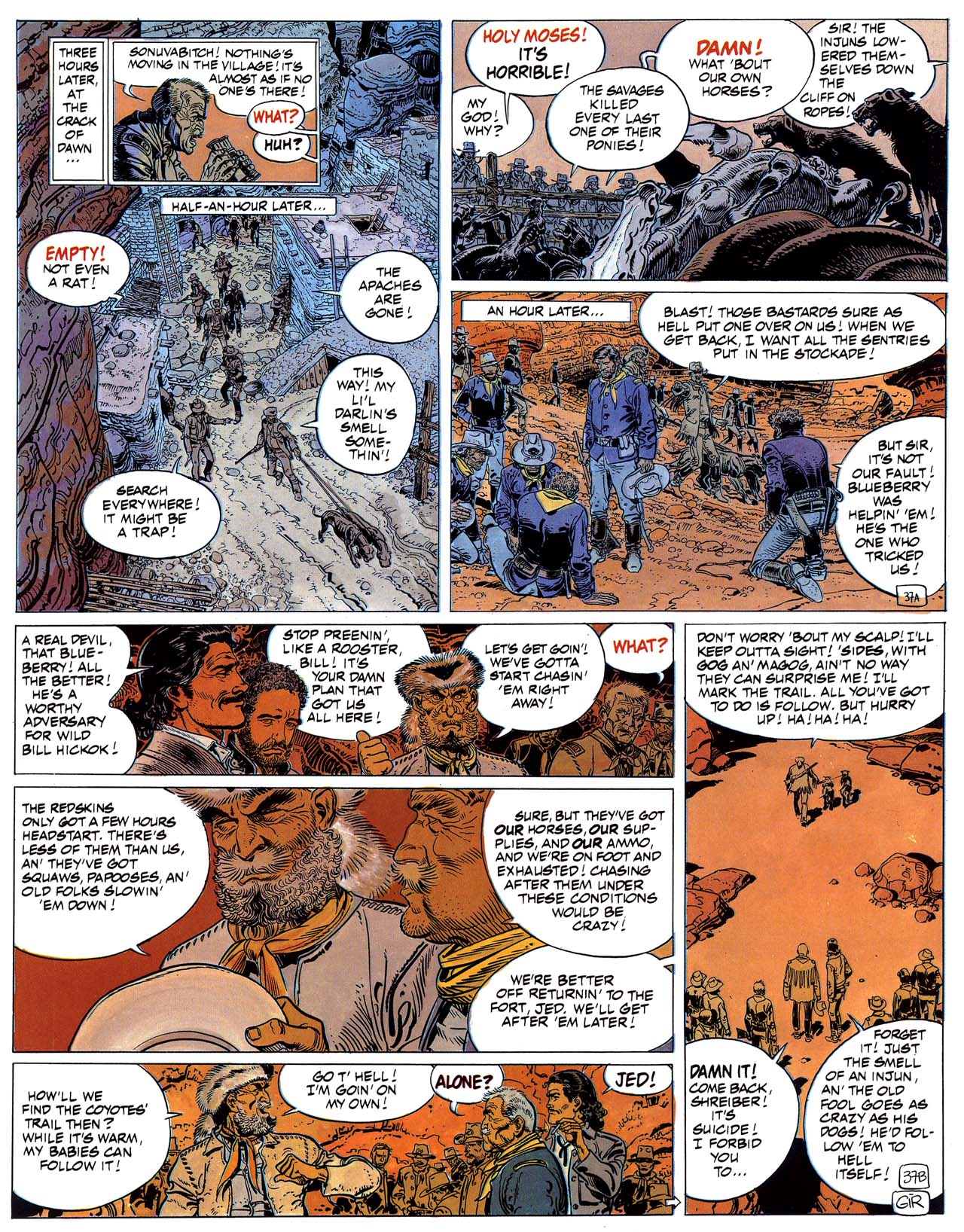 Read online Epic Graphic Novel: Blueberry comic -  Issue #3 - 88