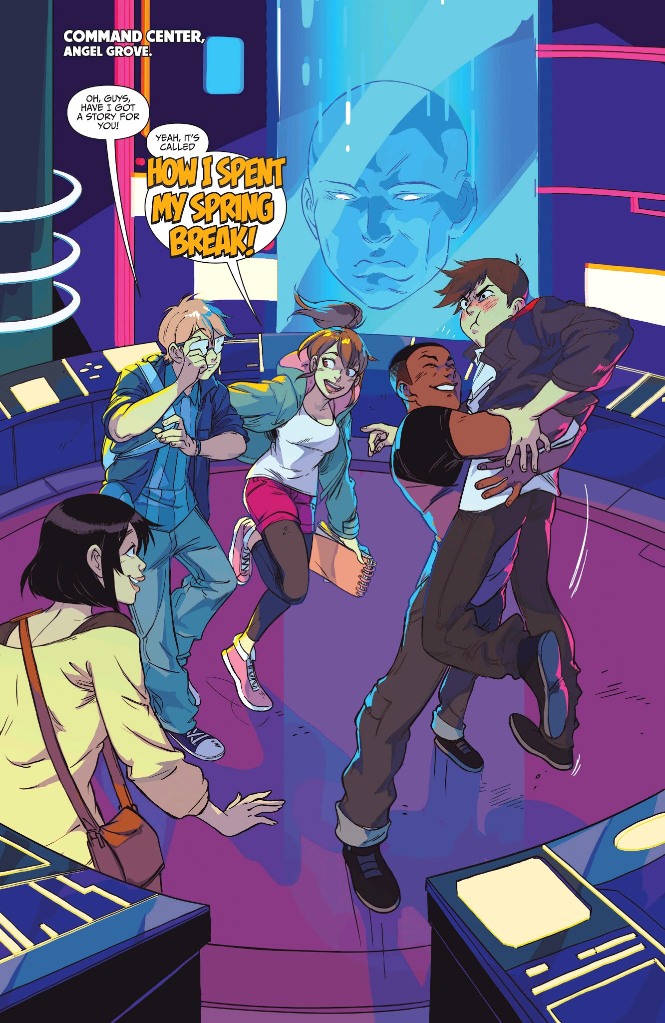 Read online Saban's Go Go Power Rangers: Back To School comic -  Issue # Full - 3