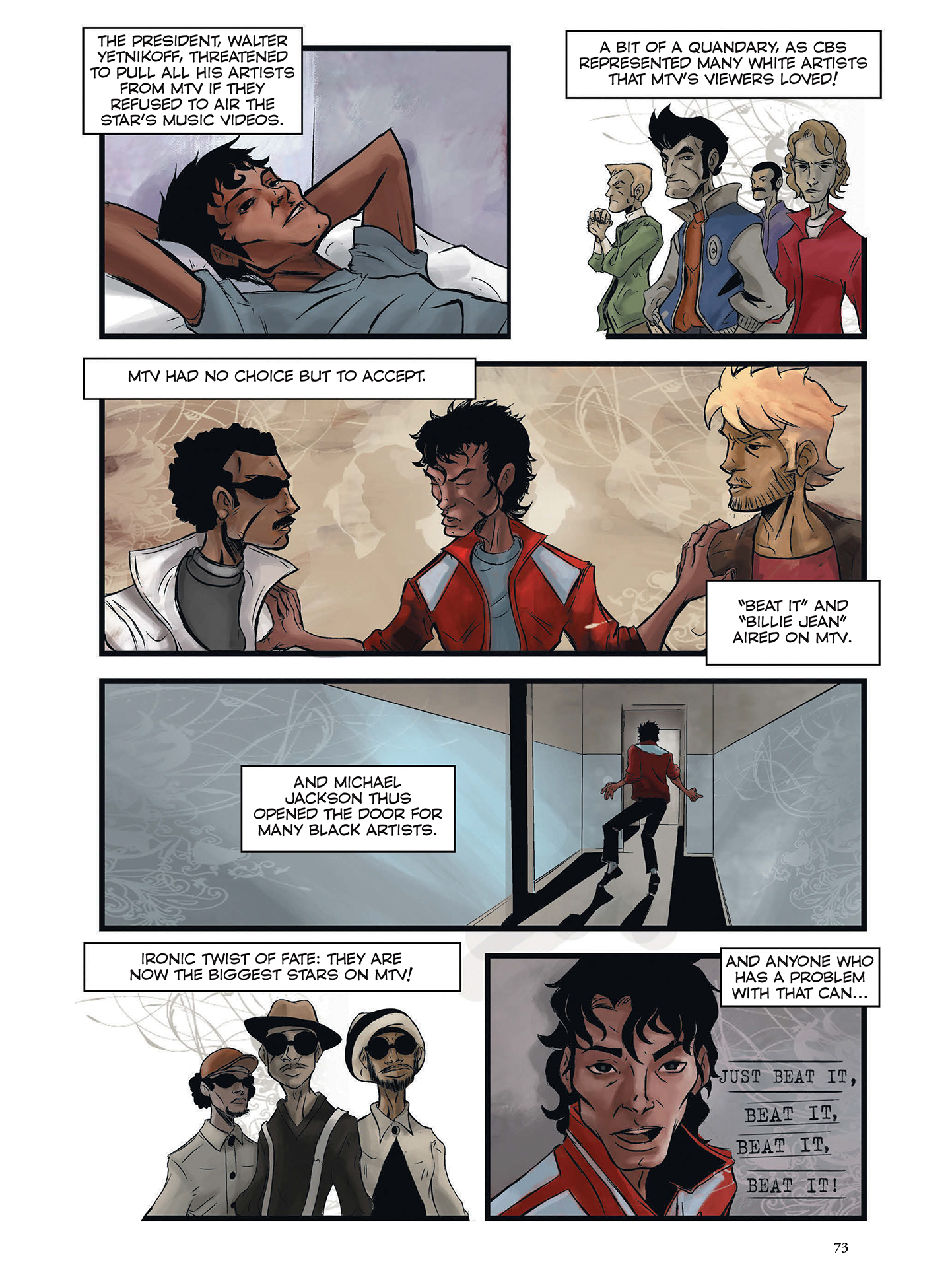 Read online Michael Jackson in Comics comic -  Issue # TPB (Part 1) - 73