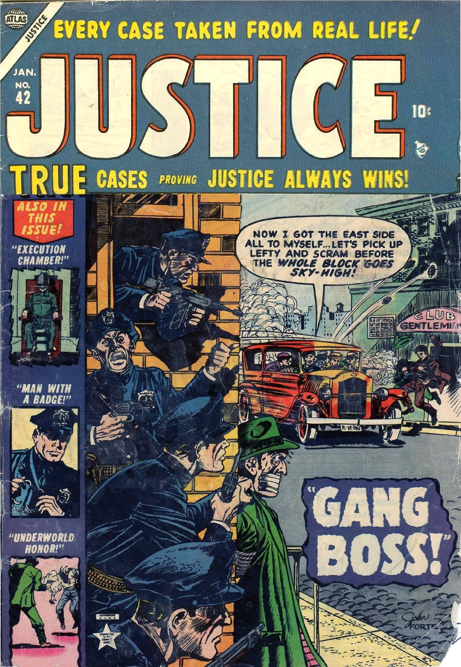 Read online Justice (1947) comic -  Issue #42 - 1