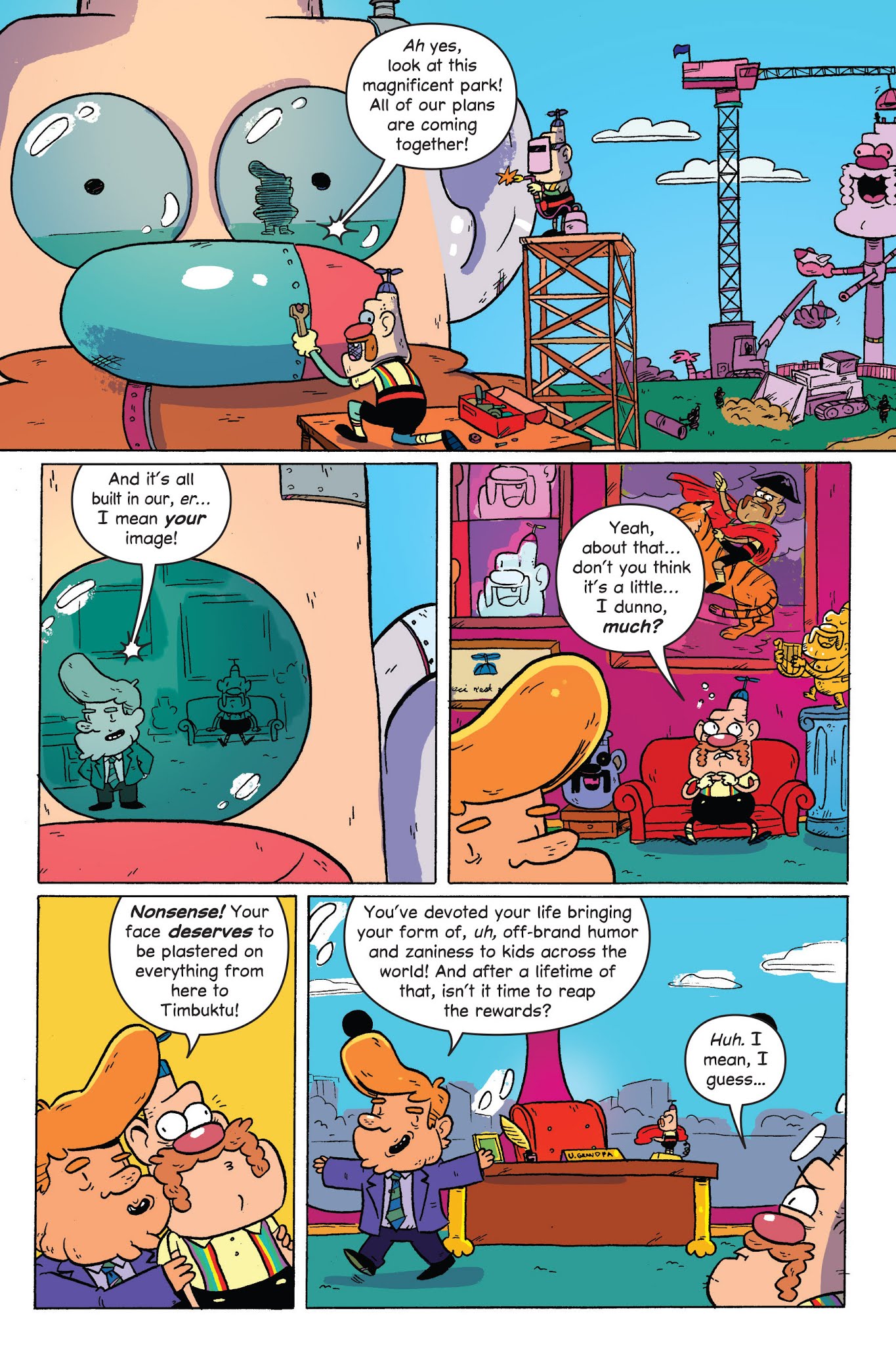 Read online Uncle Grandpa in Uncle Grandpaland comic -  Issue # TPB - 36
