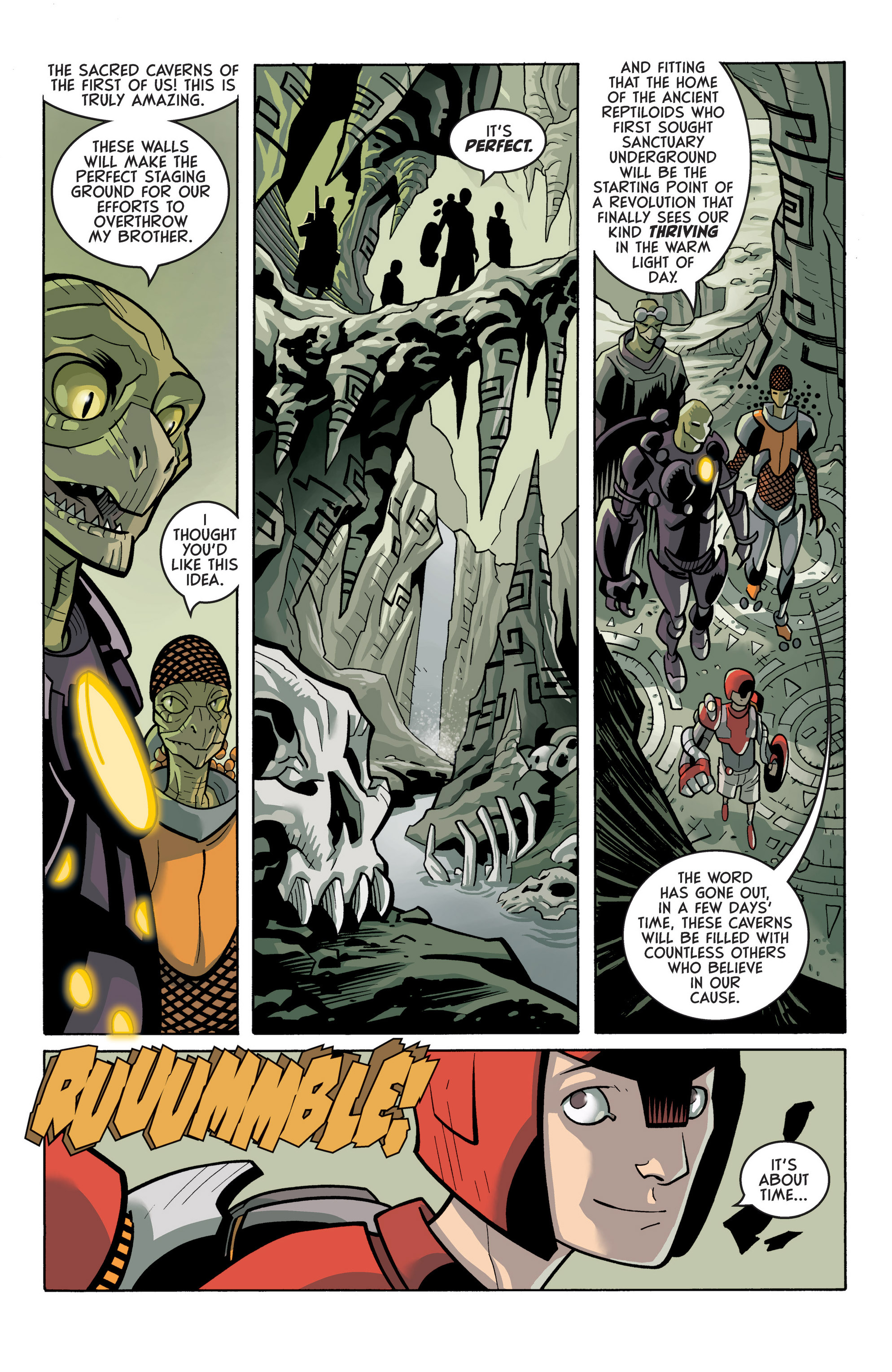 Read online Super Dinosaur (2011) comic -  Issue #14 - 21