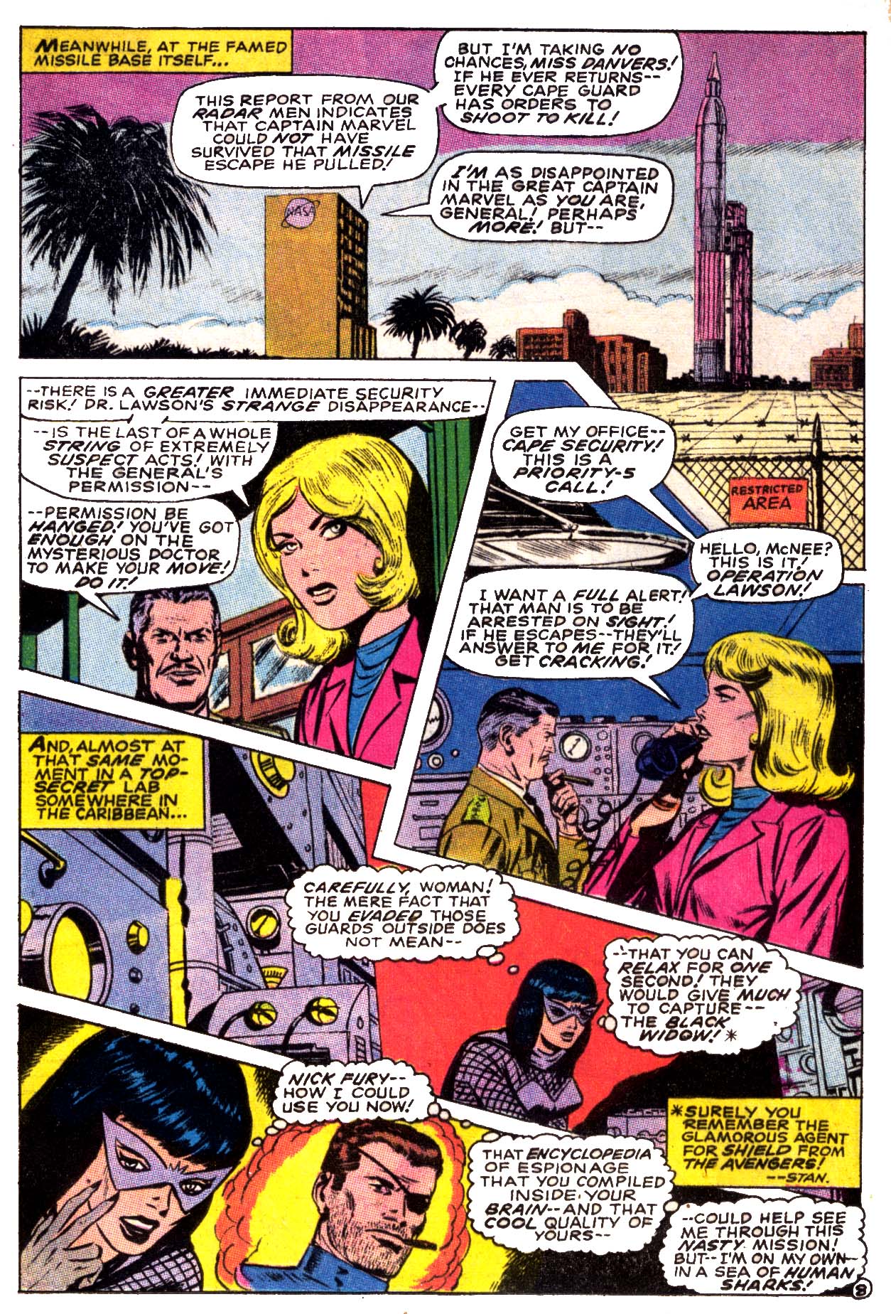 Read online Captain Marvel (1968) comic -  Issue #12 - 9