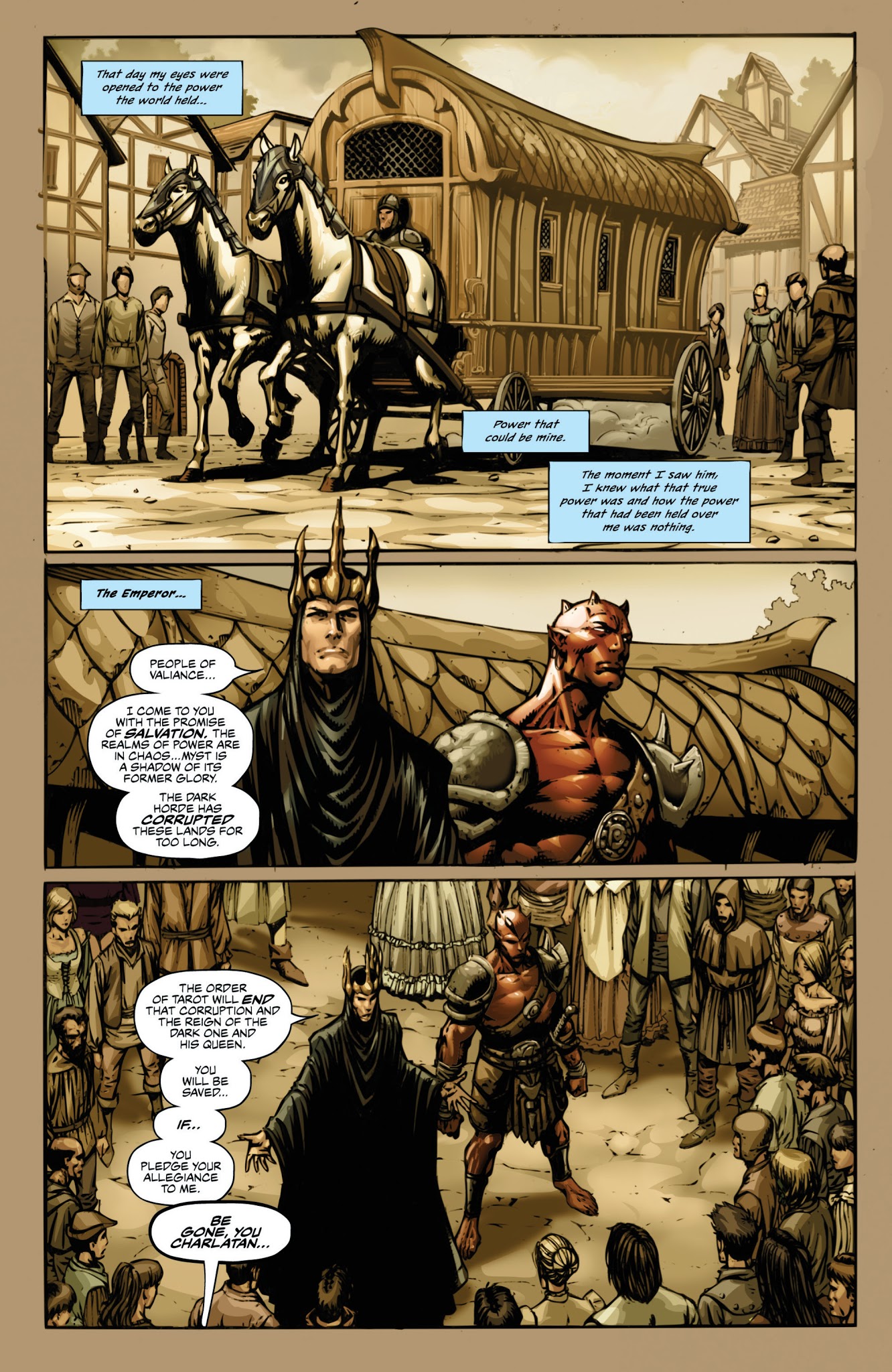 Read online Grimm Fairy Tales: Tarot comic -  Issue #4 - 5