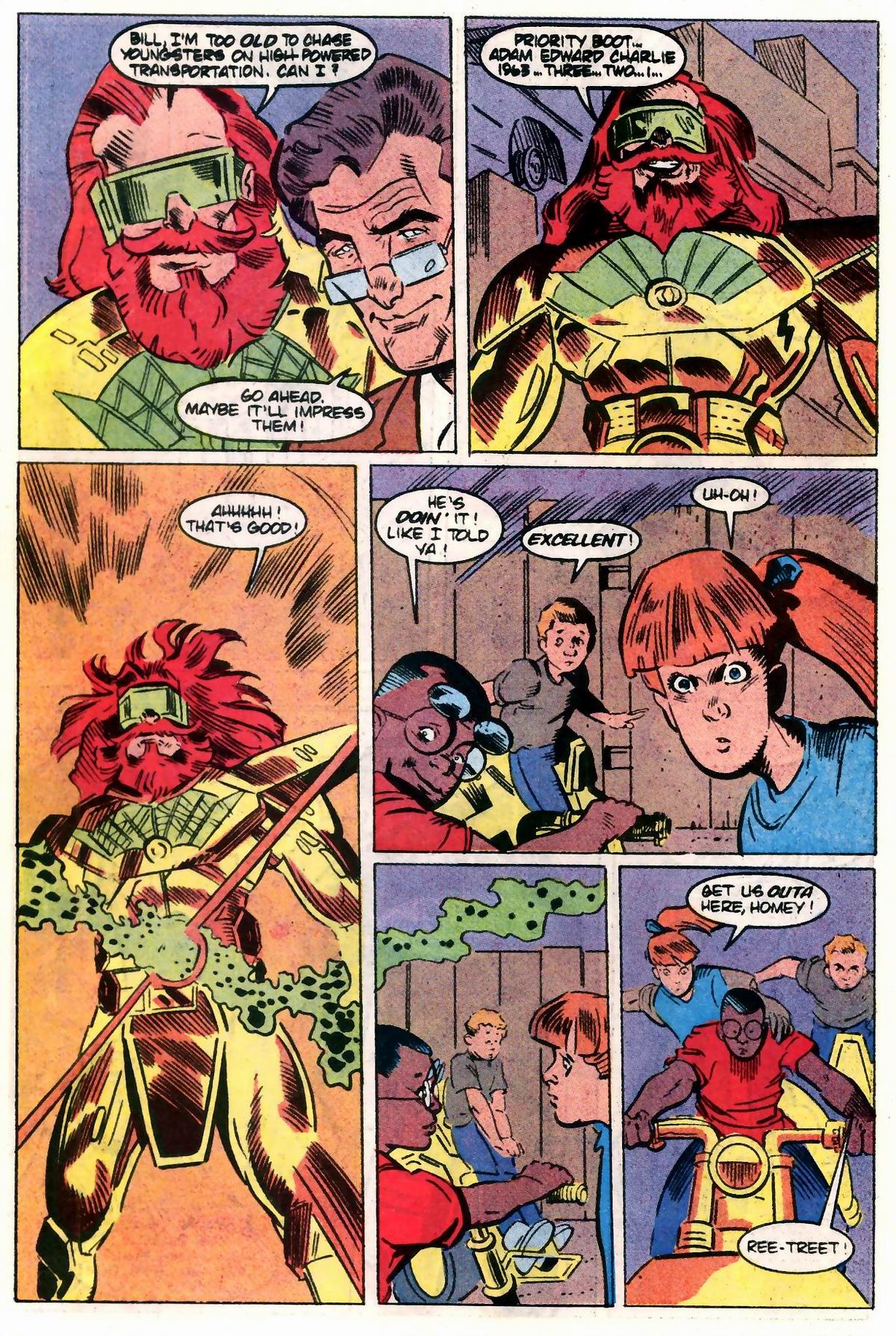 Read online The Web (1991) comic -  Issue #6 - 7