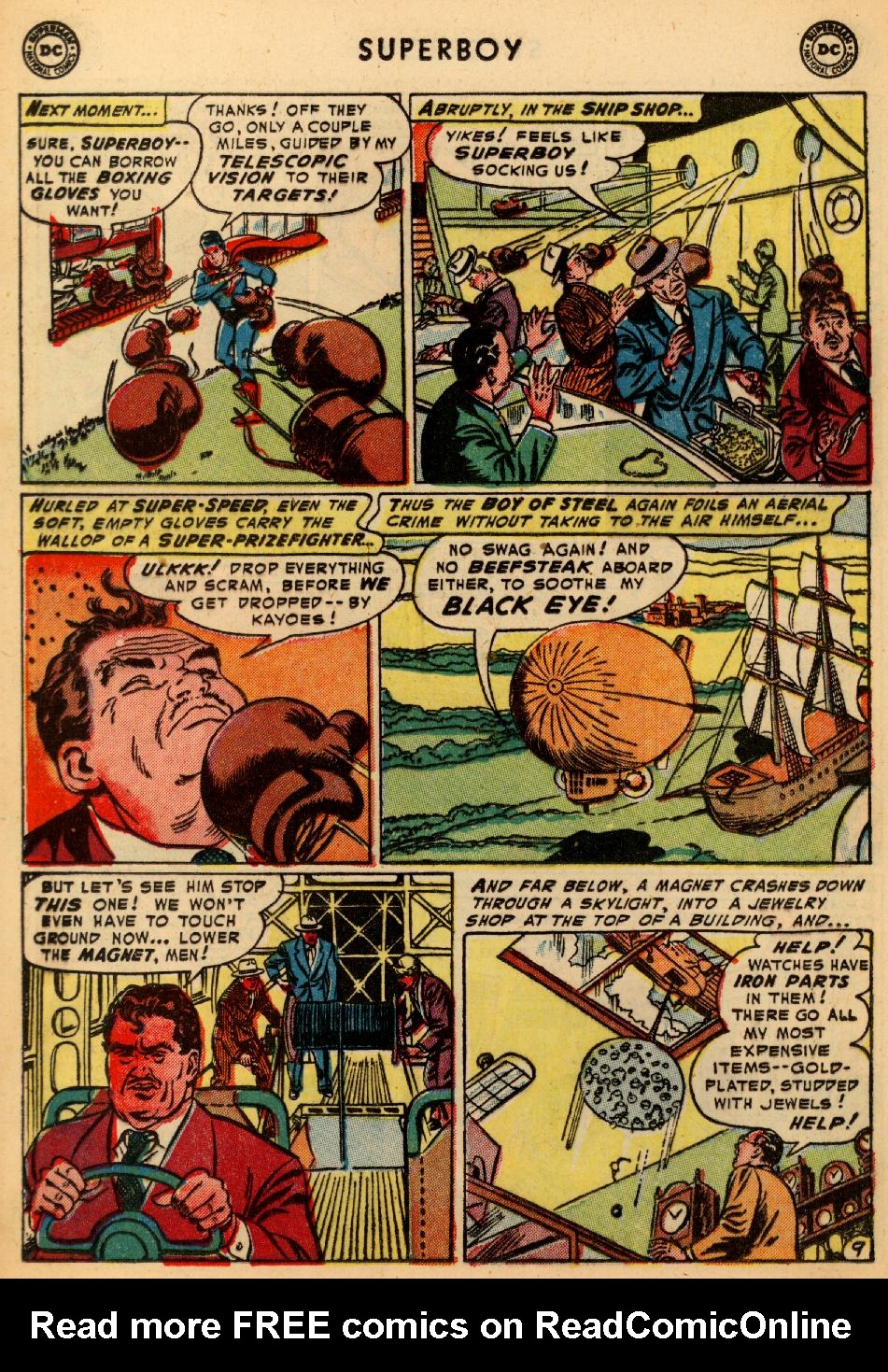 Read online Superboy (1949) comic -  Issue #32 - 21