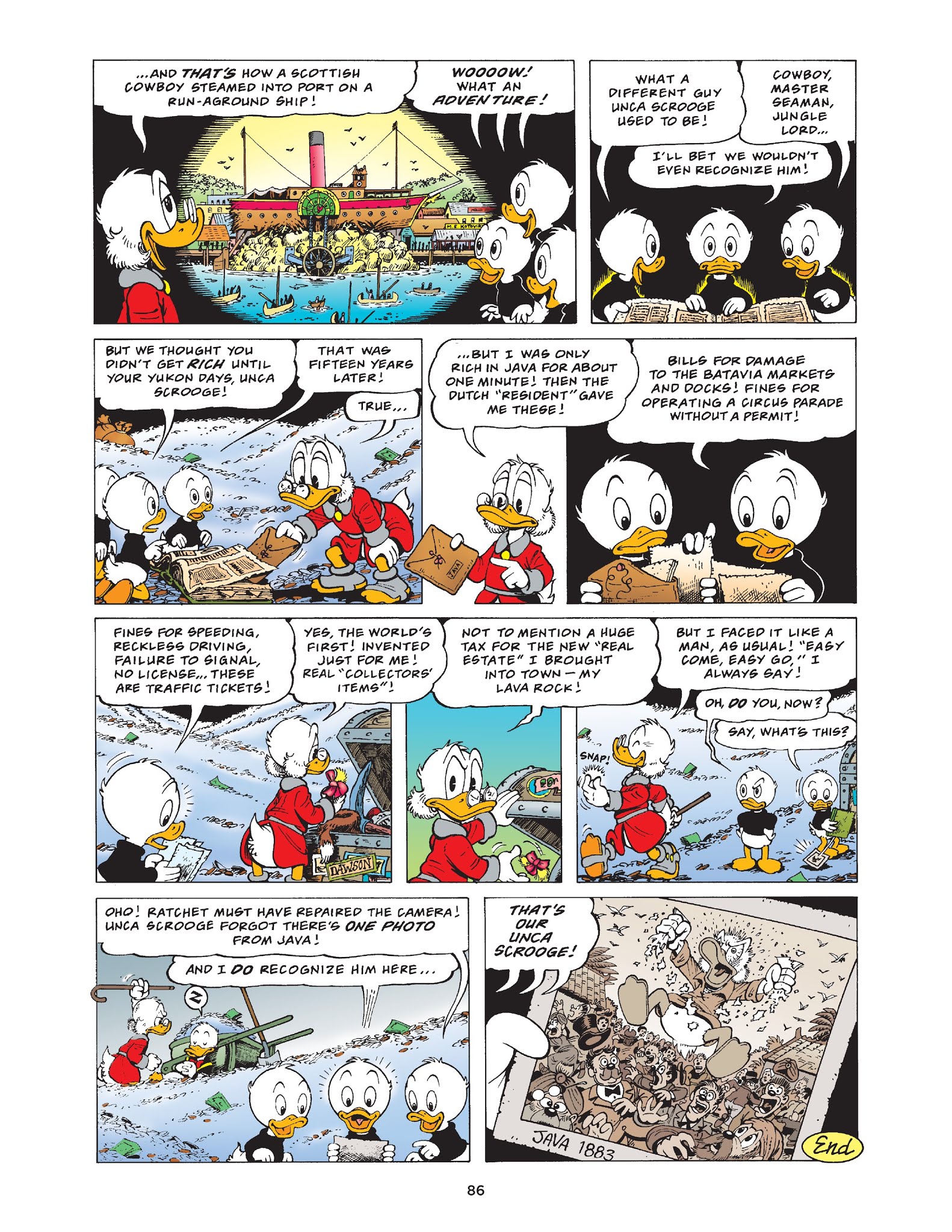 Read online Walt Disney Uncle Scrooge and Donald Duck: The Don Rosa Library comic -  Issue # TPB 8 (Part 1) - 87