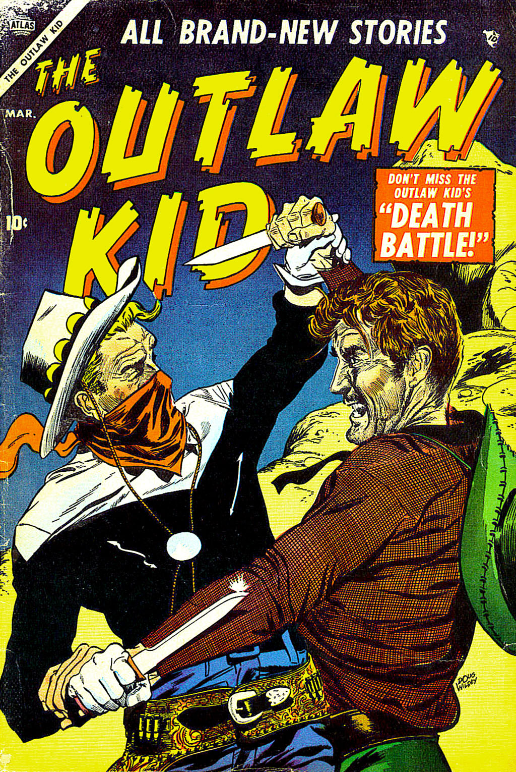 Read online The Outlaw Kid (1954) comic -  Issue #4 - 1