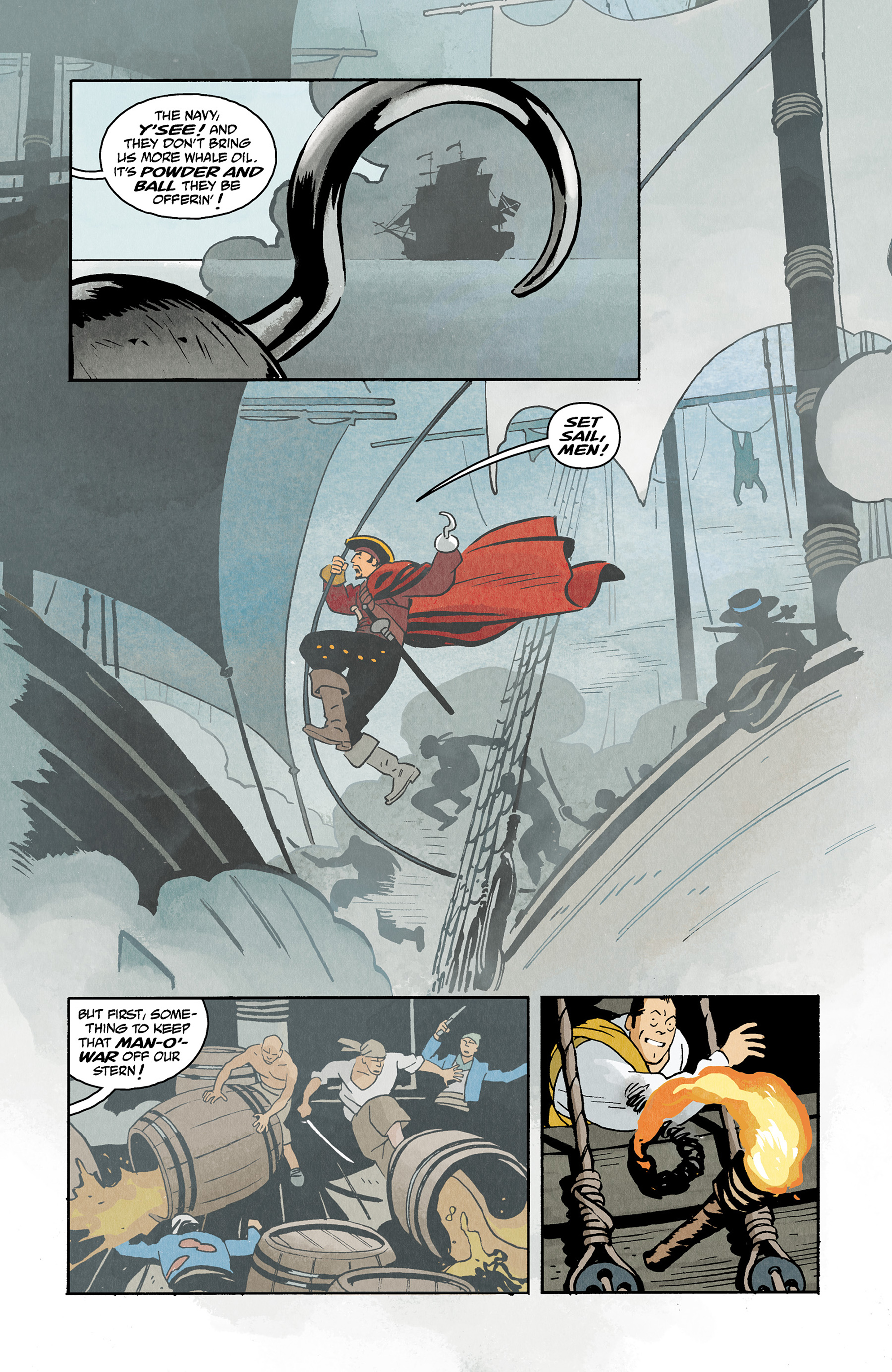 Read online Lobster Johnson: The Pirate's Ghost comic -  Issue #1 - 9