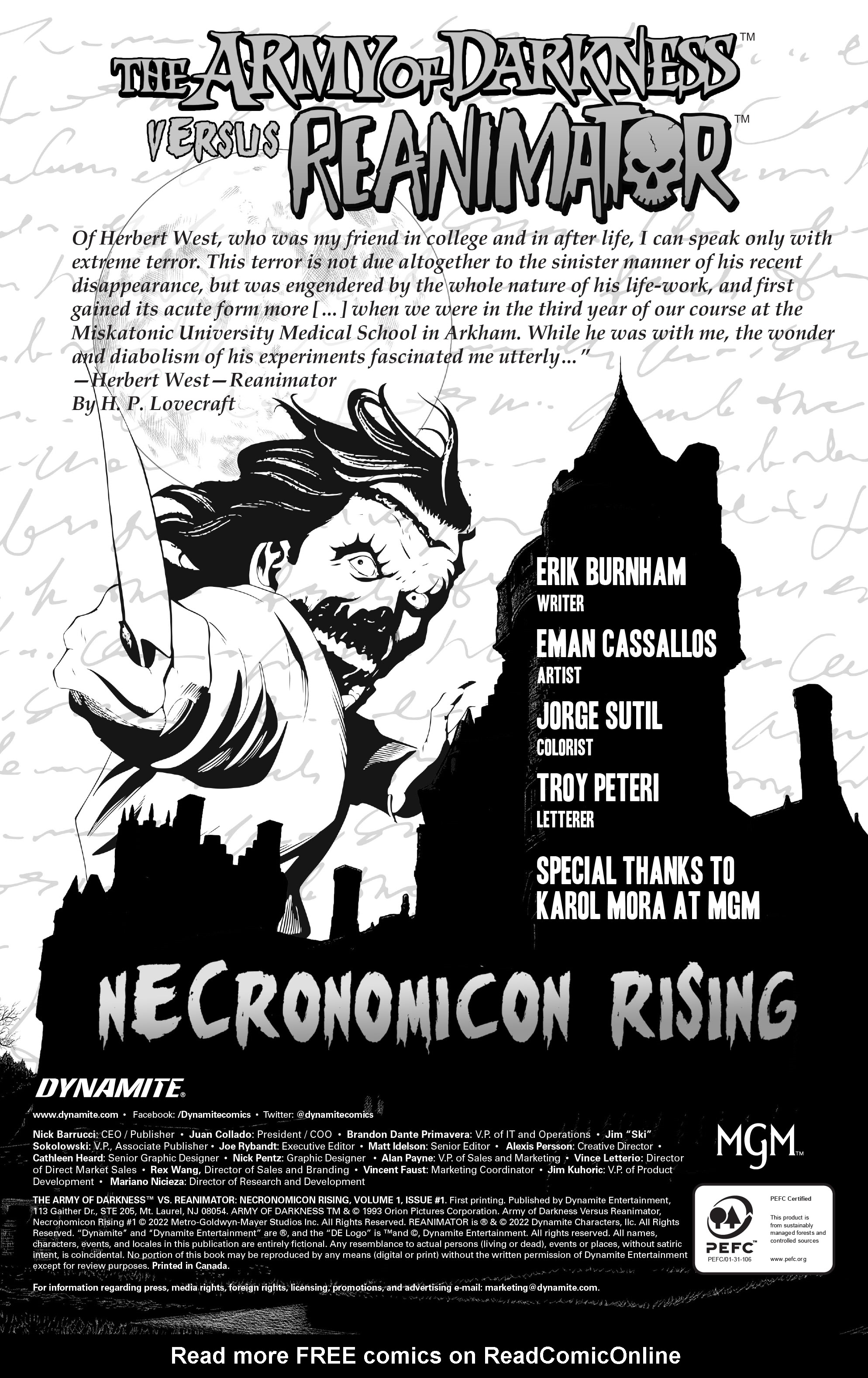 Read online Army of Darkness Vs. Reanimator: Necronomicon Rising comic -  Issue #1 - 5