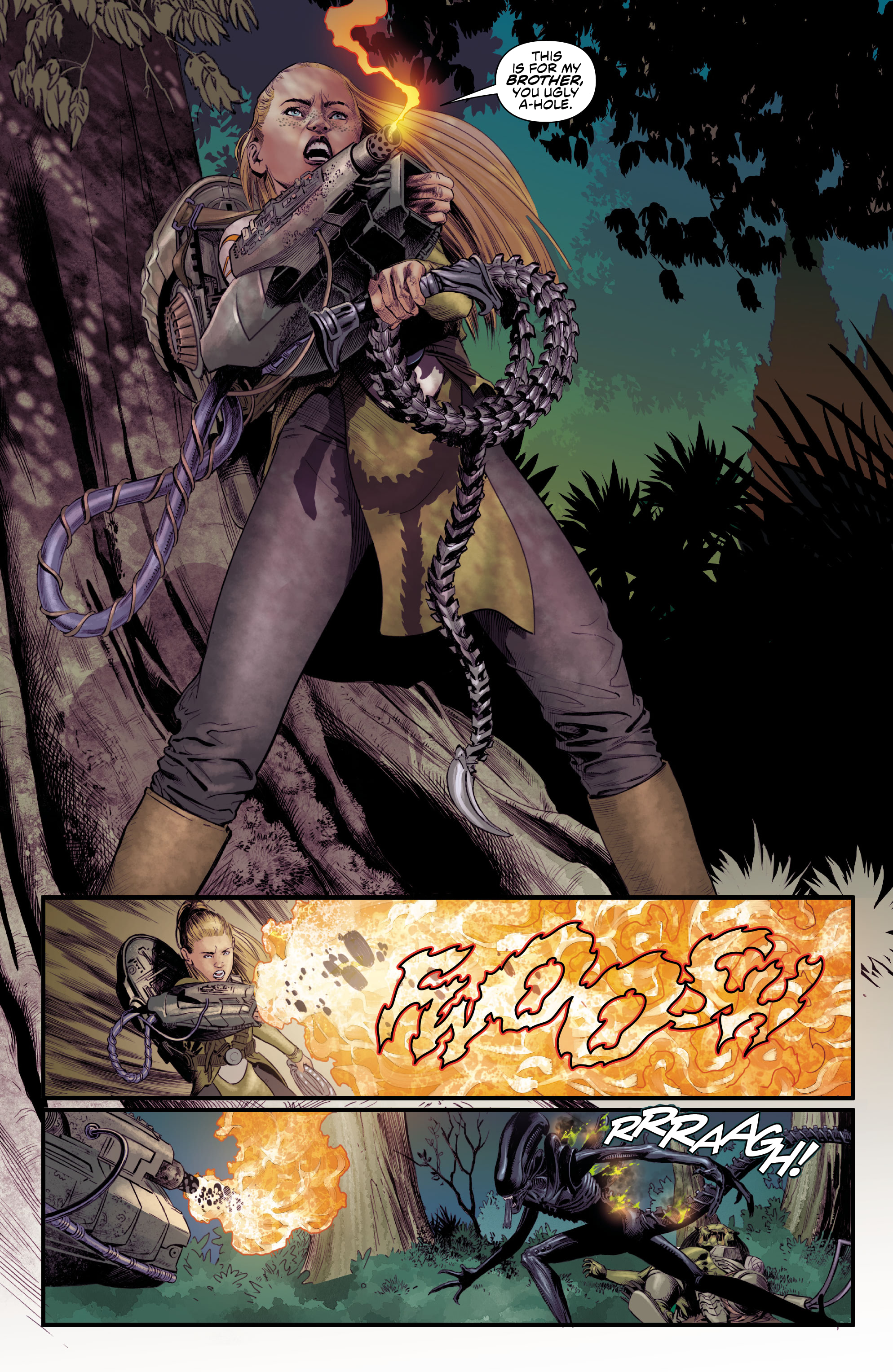 Read online Alien vs. Predator: Thicker Than Blood comic -  Issue # _TPB - 80