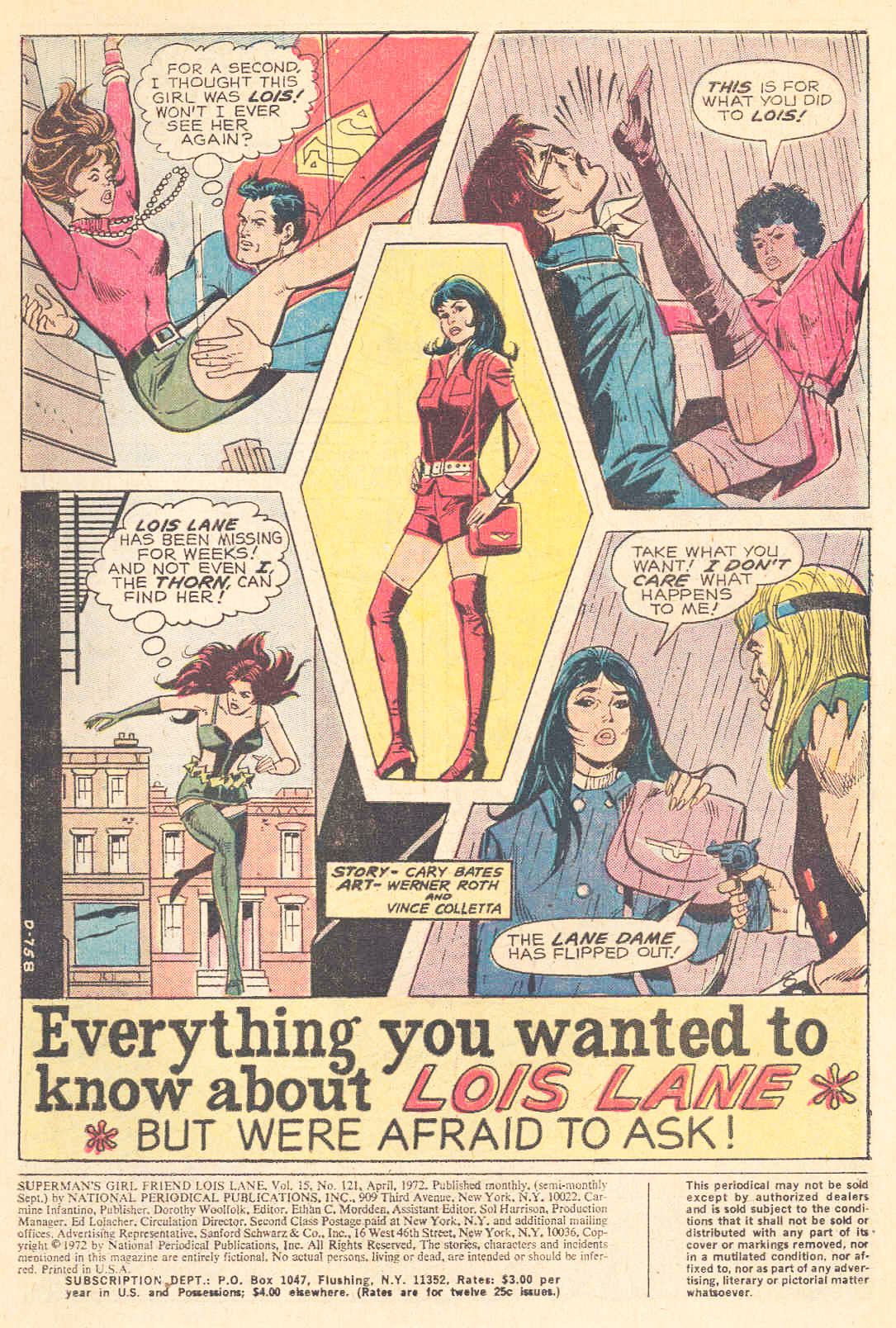 Read online Superman's Girl Friend, Lois Lane comic -  Issue #121 - 3