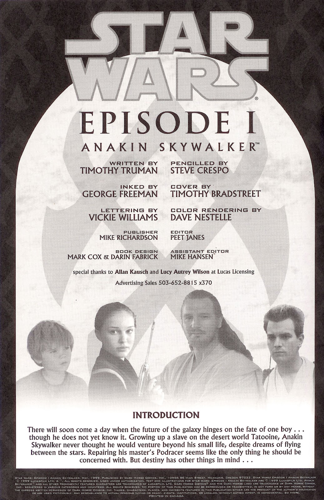 Star Wars: Episode I issue Issue - Anakin Skywalker - Page 2