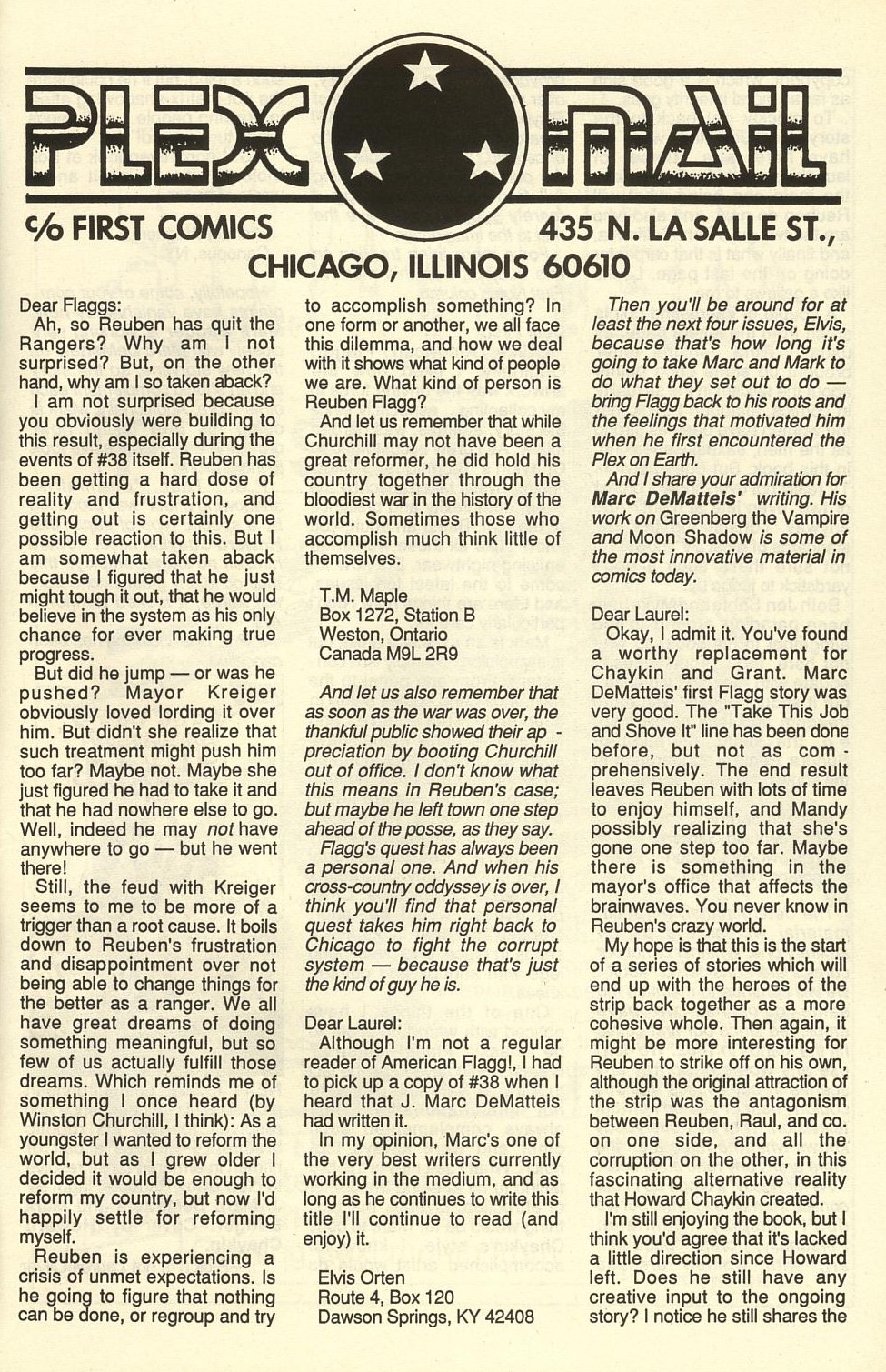 Read online American Flagg! comic -  Issue #41 - 33