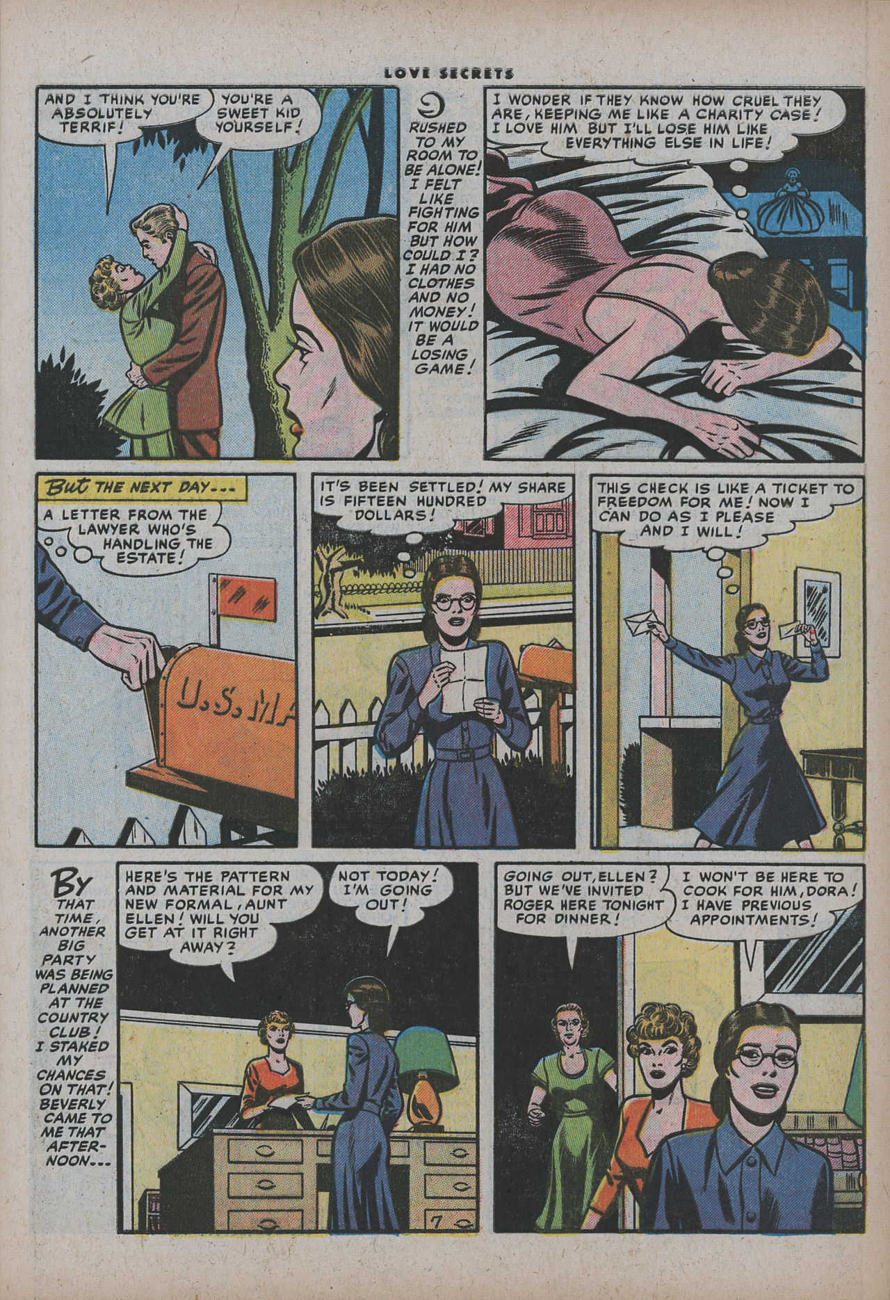 Read online Love Secrets (1953) comic -  Issue #47 - 9