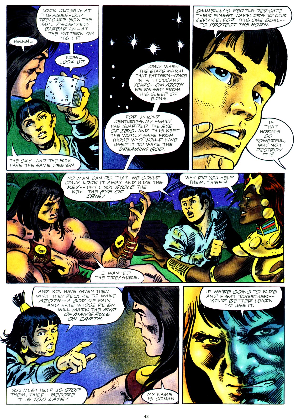 Read online Marvel Graphic Novel comic -  Issue #59 - Conan - The Horn of Azoth - 43