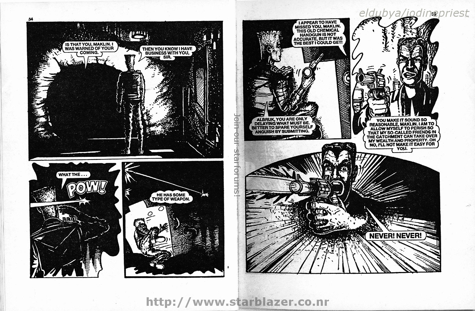 Read online Starblazer comic -  Issue #255 - 19