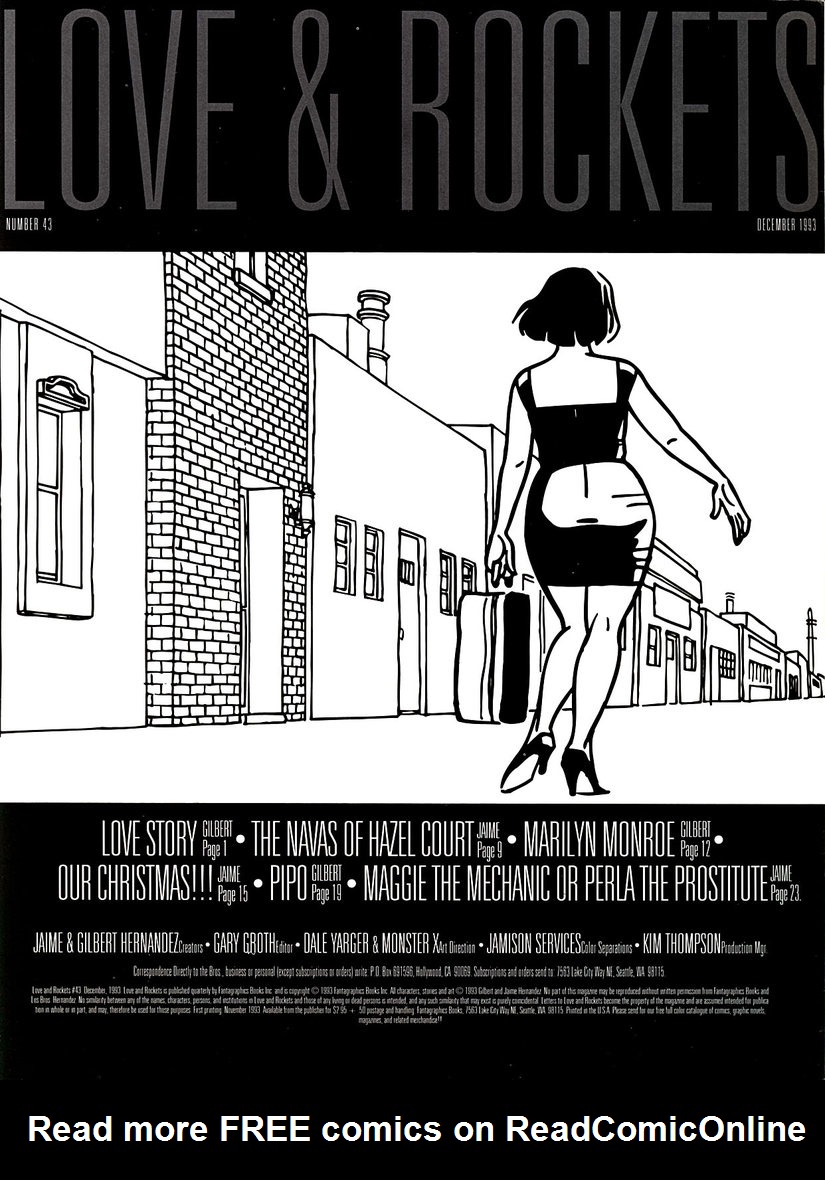 Read online Love and Rockets (1982) comic -  Issue #43 - 2