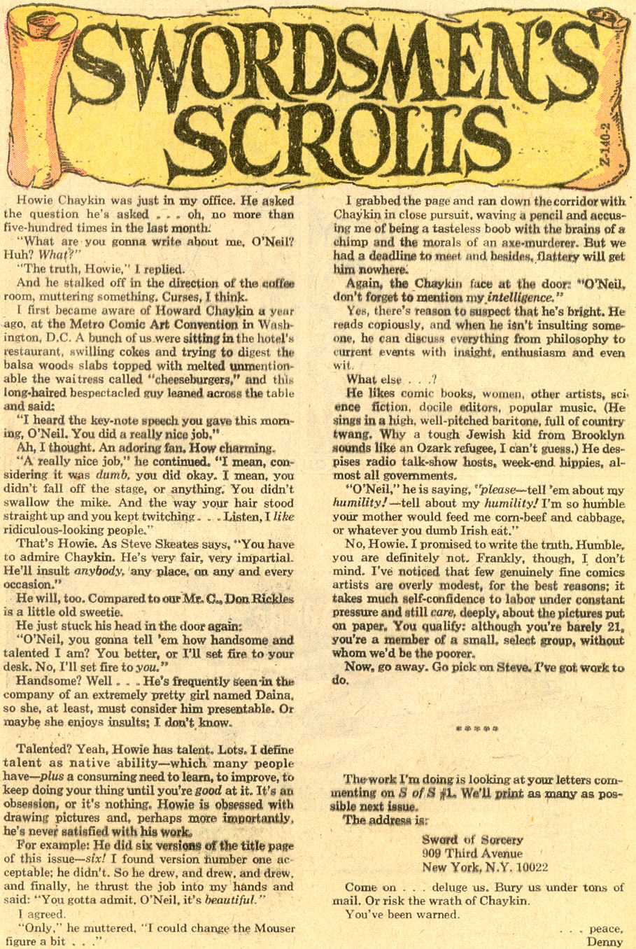 Read online Sword of Sorcery (1973) comic -  Issue #2 - 32
