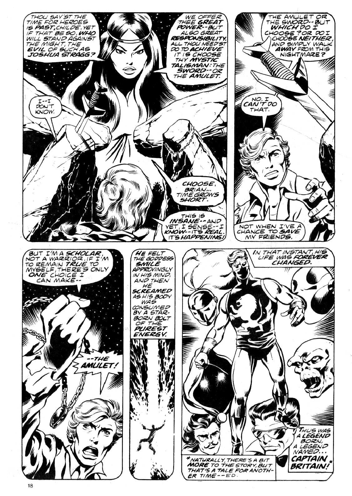 Read online Captain Britain (1976) comic -  Issue # _Special 1 - 18