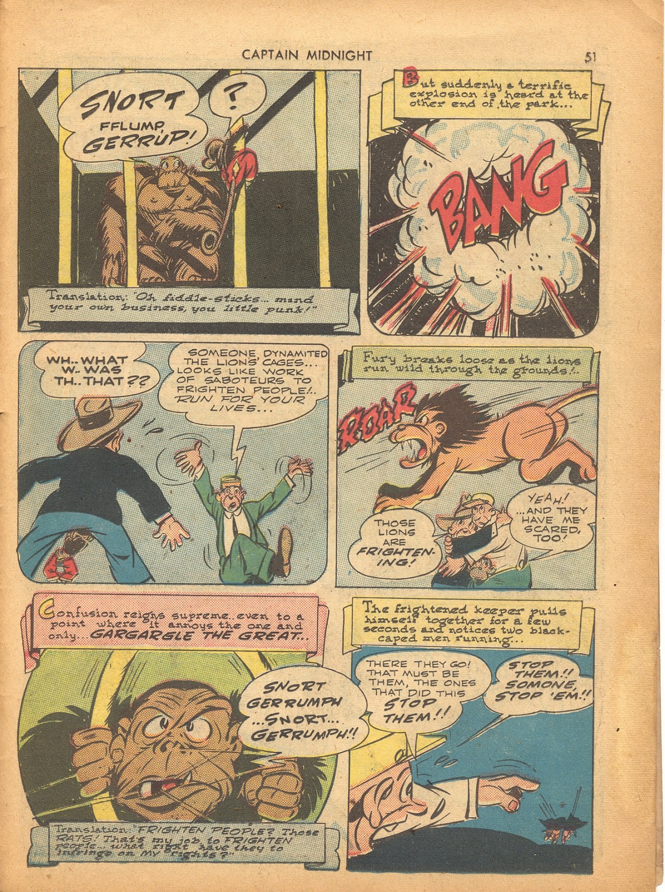 Read online Captain Midnight (1942) comic -  Issue #4 - 52