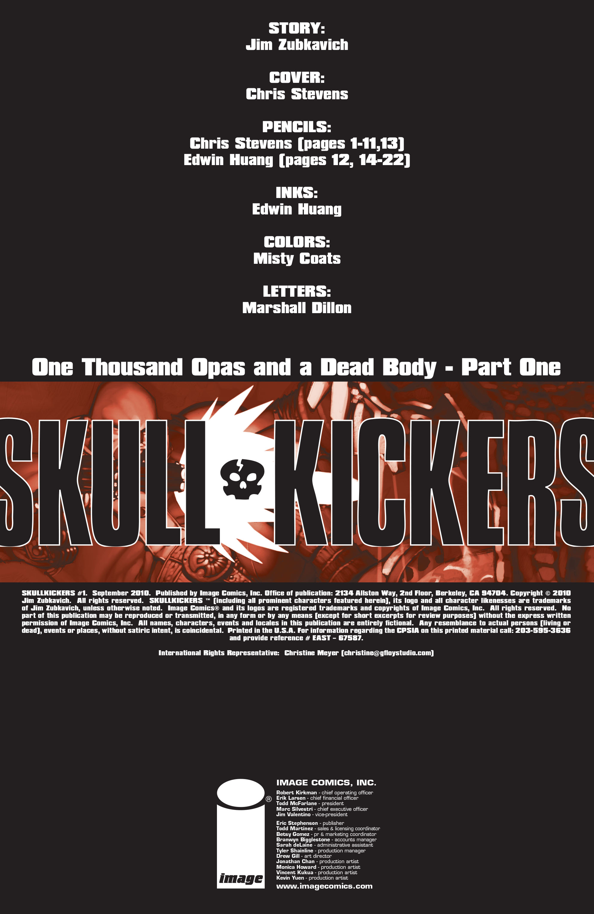 Read online Skullkickers comic -  Issue #1 - 2