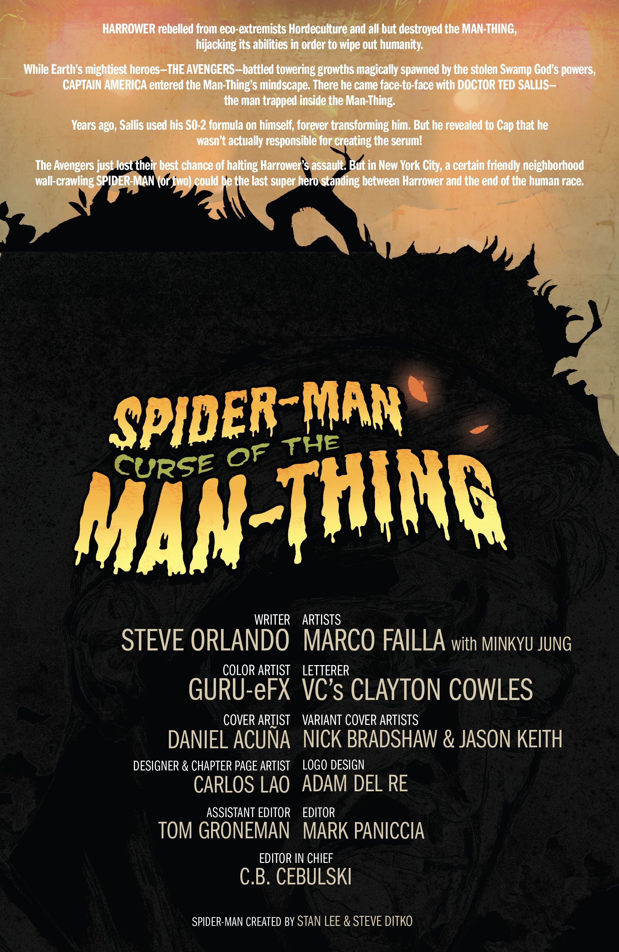 Read online Curse Of The Man-Thing comic -  Issue # Spider-Man - 2