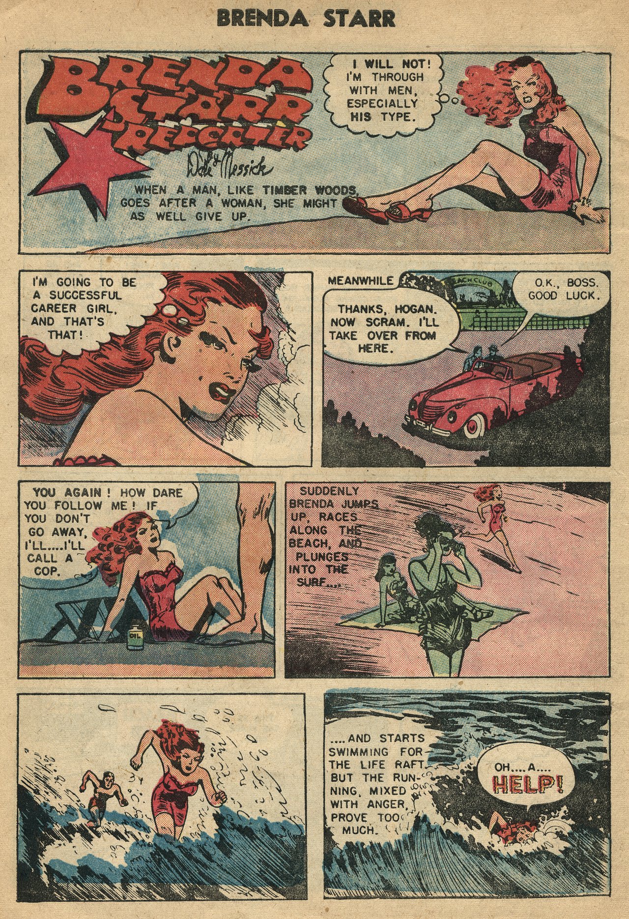 Read online Brenda Starr (1948) comic -  Issue #14 - 6