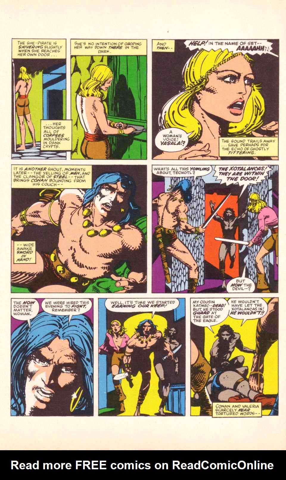 Read online Robert E. Howard's Conan the Barbarian comic -  Issue # Full - 38