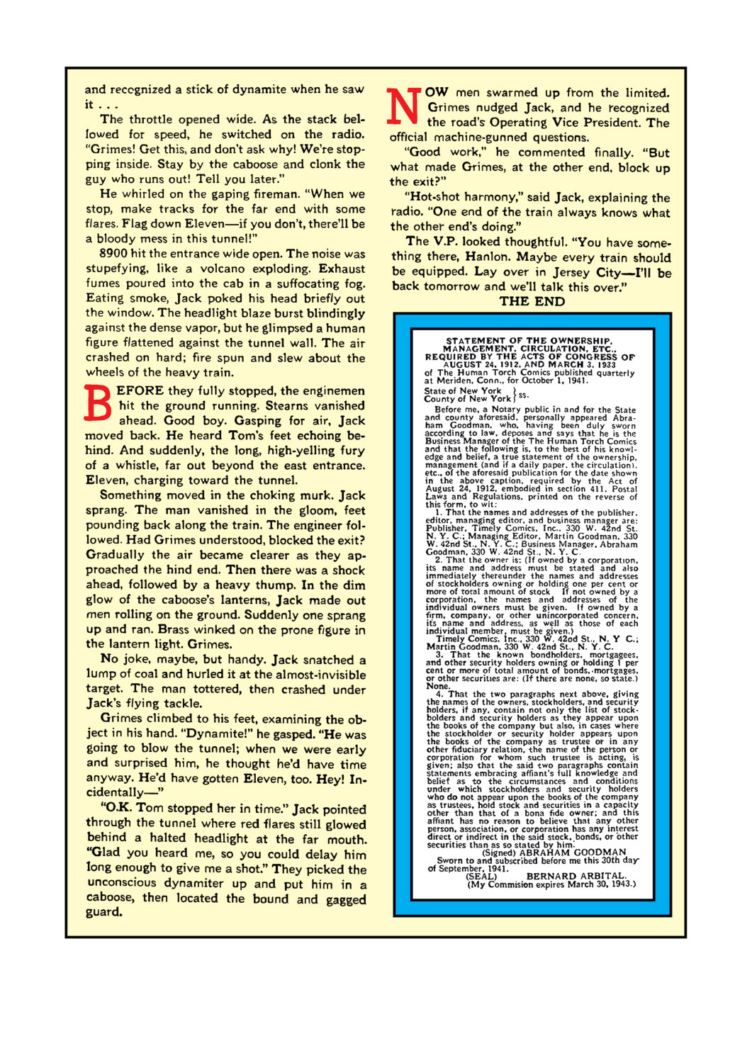 Read online The Human Torch (1940) comic -  Issue #6 - 43