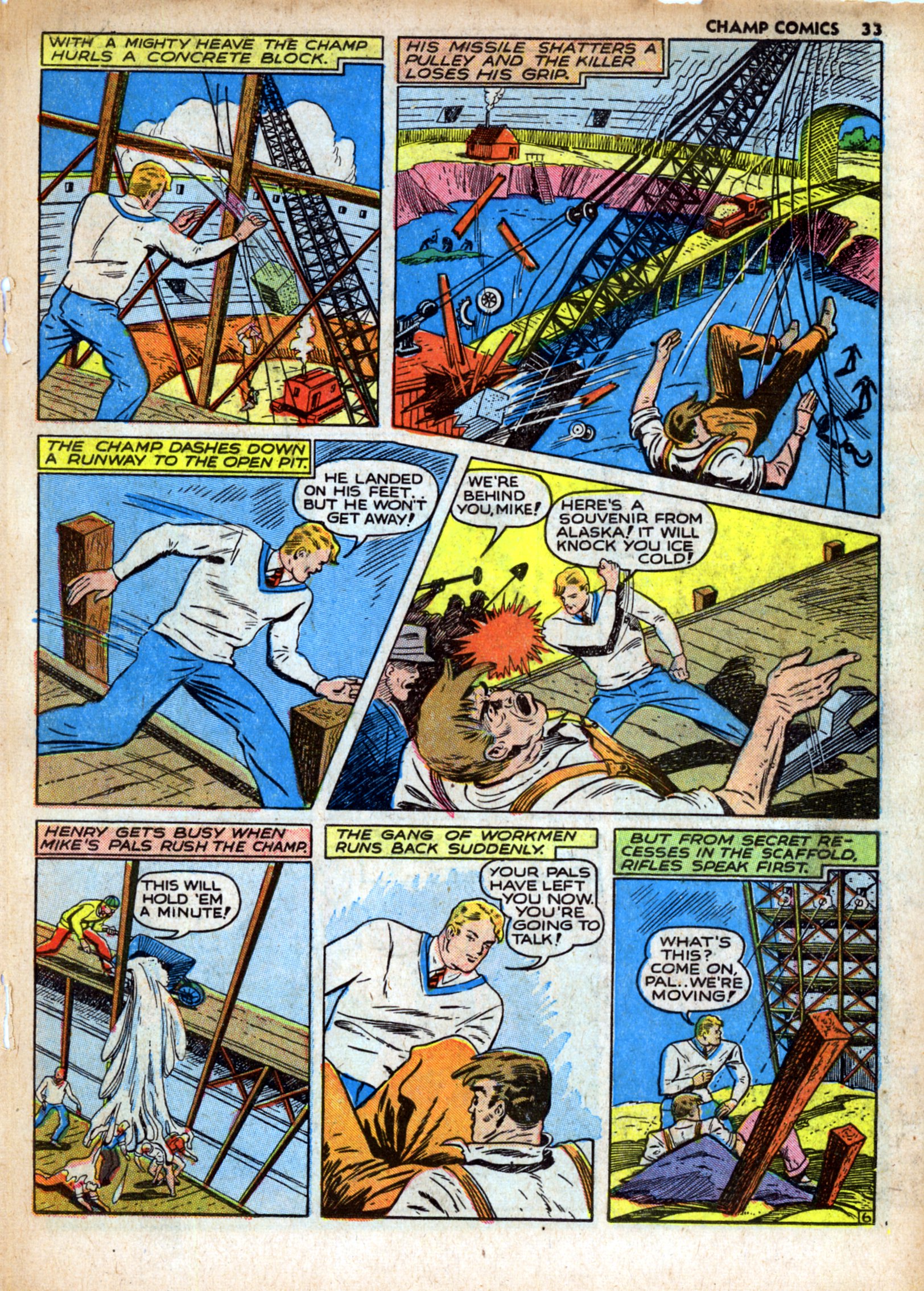 Read online Champ Comics comic -  Issue #15 - 35