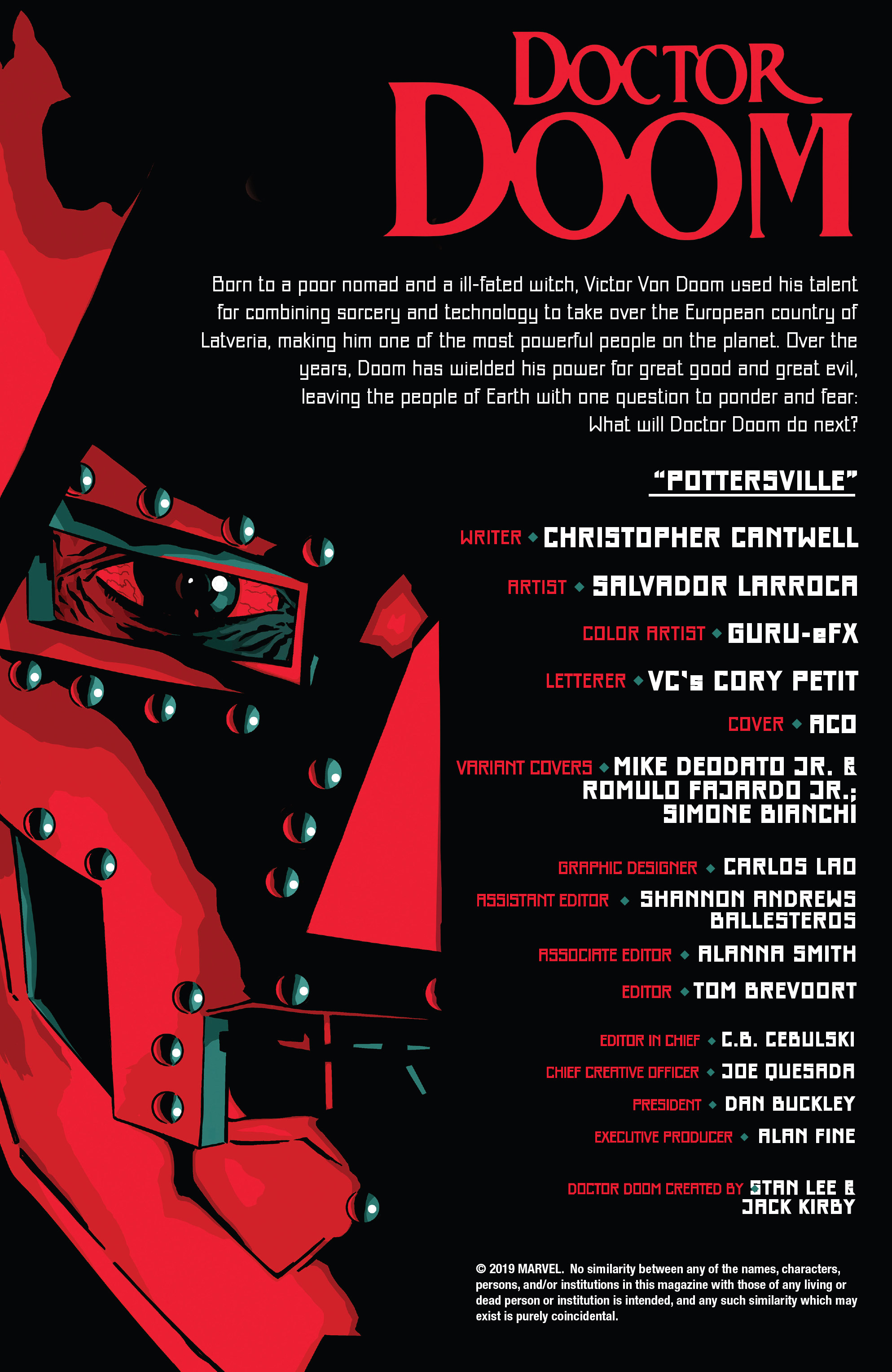 Read online Doctor Doom comic -  Issue #1 - 2