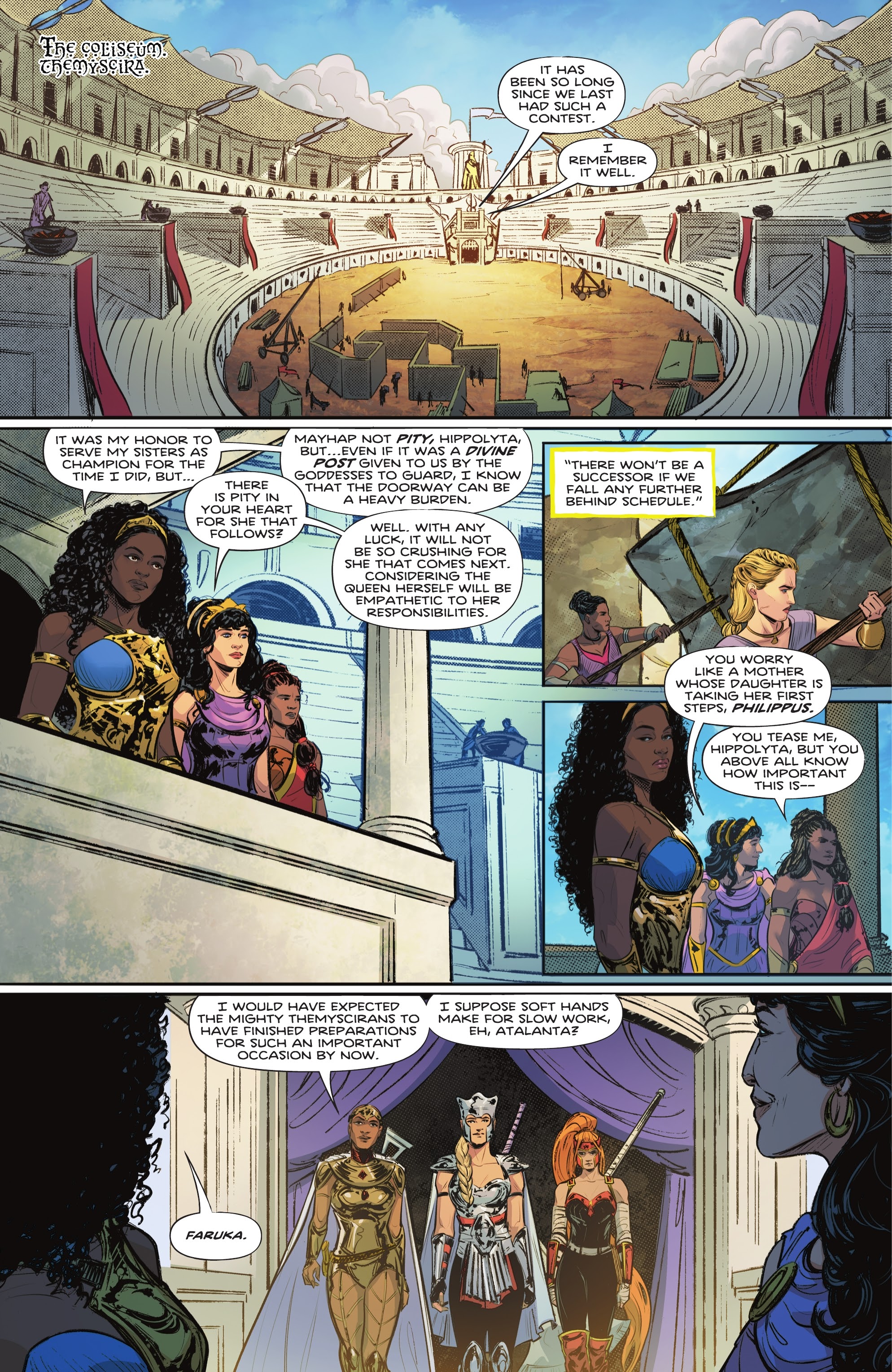 Read online Trial of the Amazons comic -  Issue #1 - 9