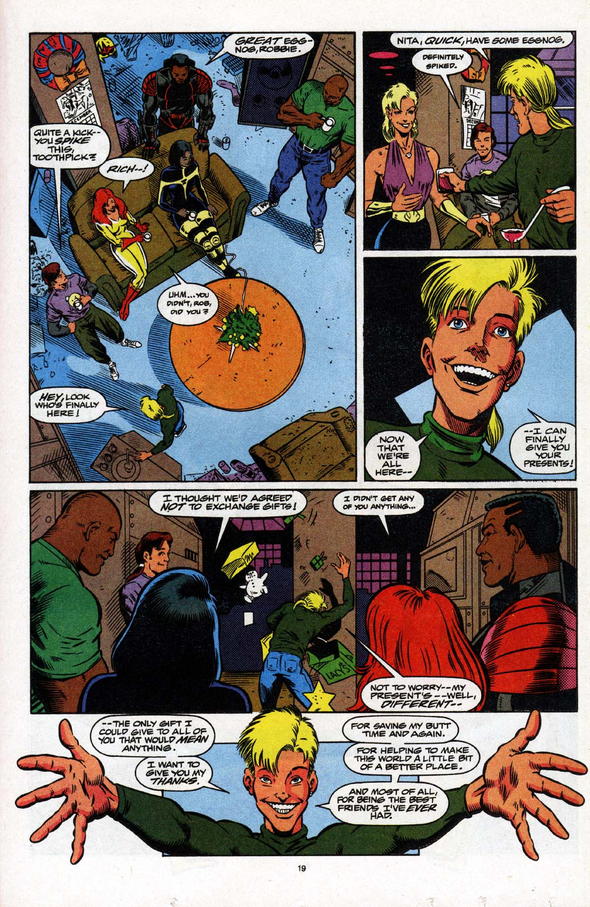 Read online Marvel Holiday Special (1991) comic -  Issue #1992 - 21