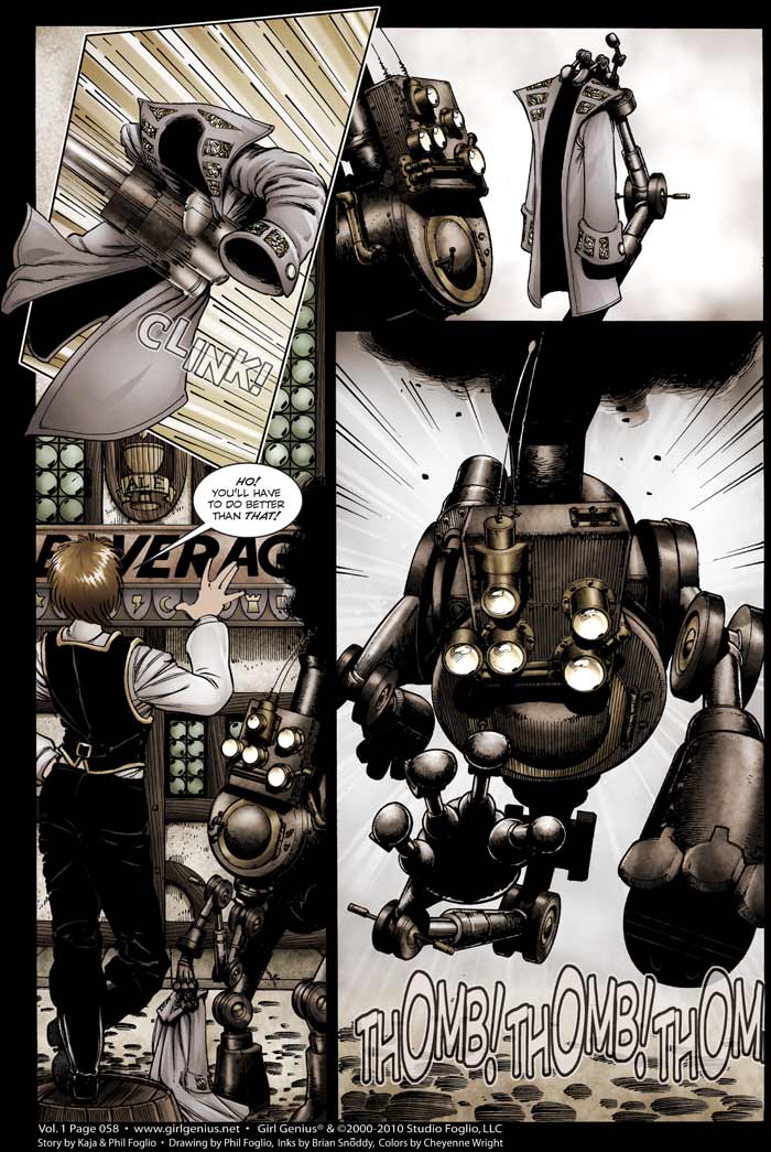 Read online Girl Genius (2002) comic -  Issue #1 - 58