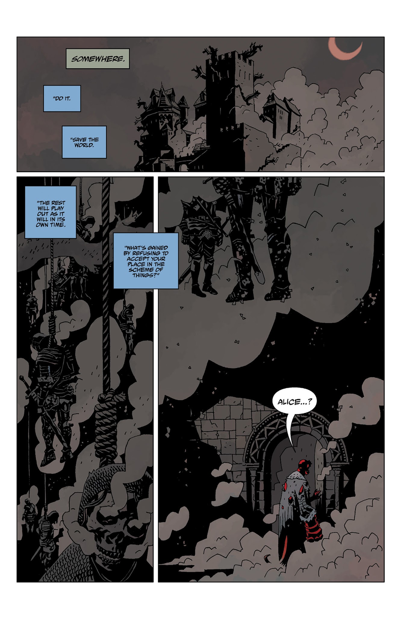 Read online Hellboy: The Wild Hunt comic -  Issue # TPB - 156