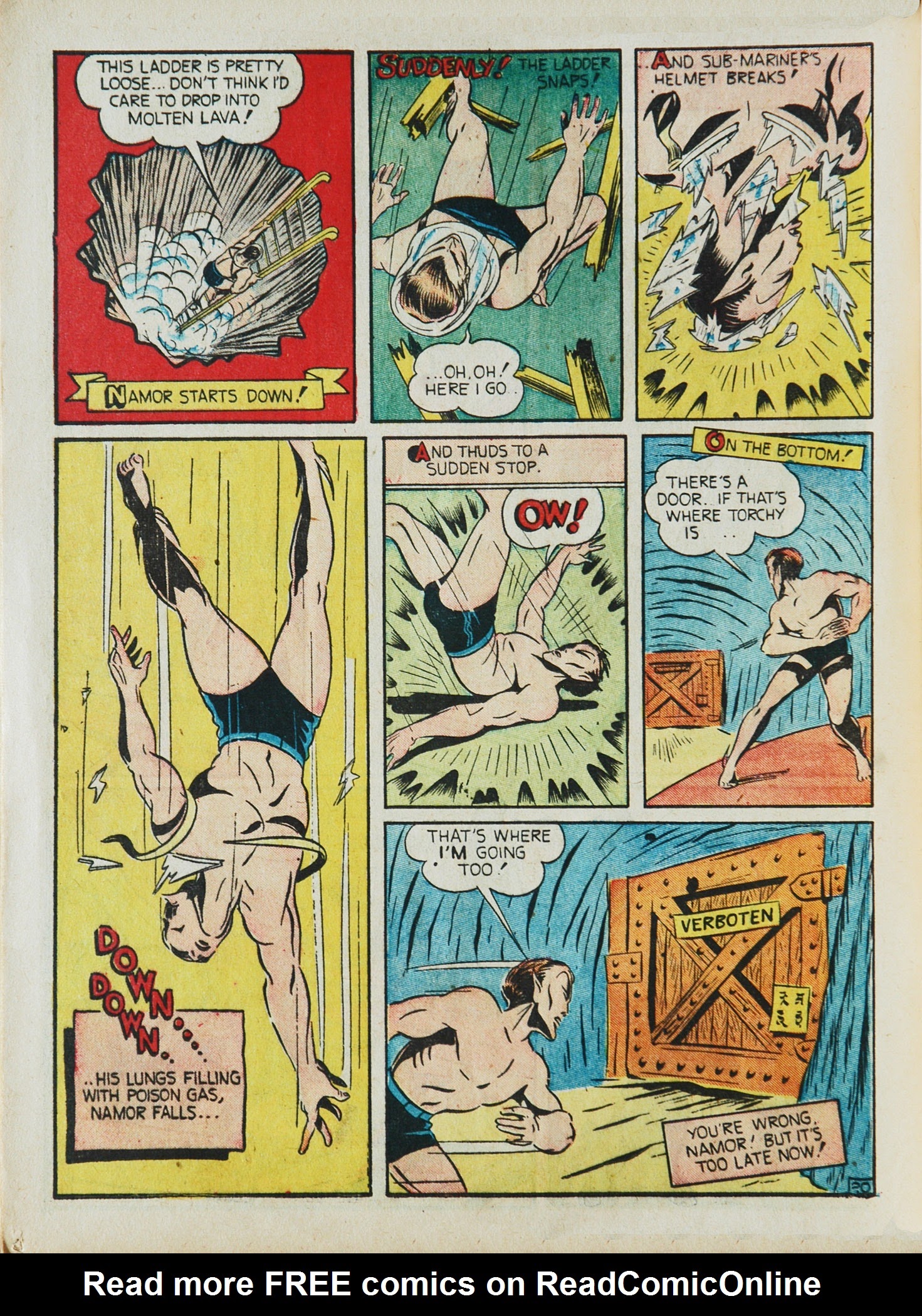 Read online Marvel Mystery Comics comic -  Issue #17 - 22