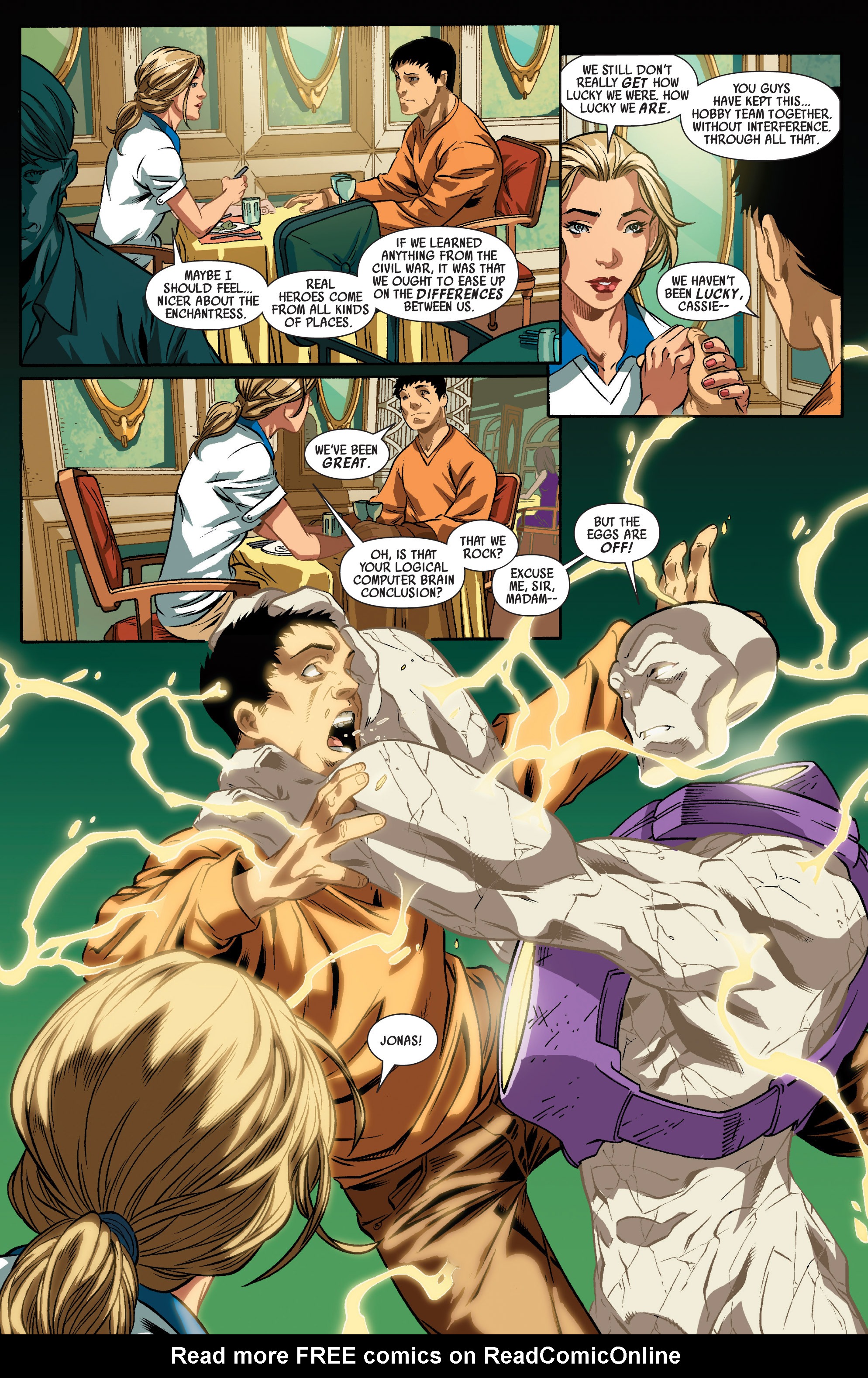 Read online Dark Reign: Young Avengers comic -  Issue #4 - 21