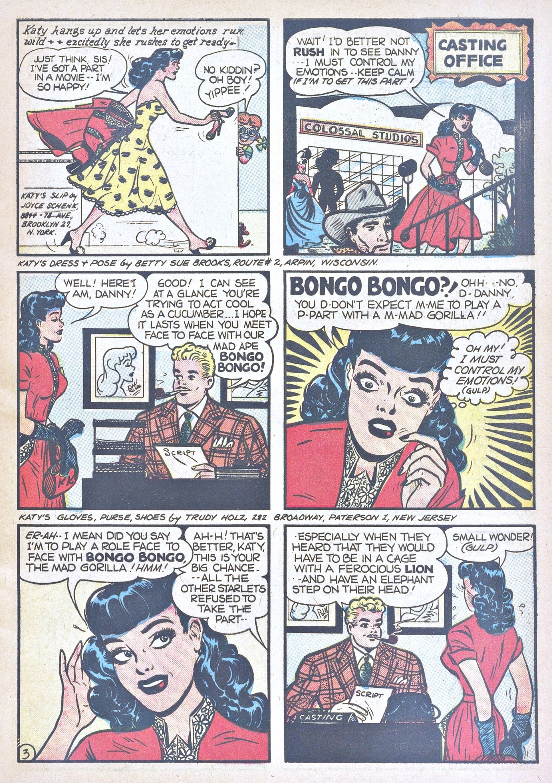 Read online Katy Keene (1949) comic -  Issue #14 - 5