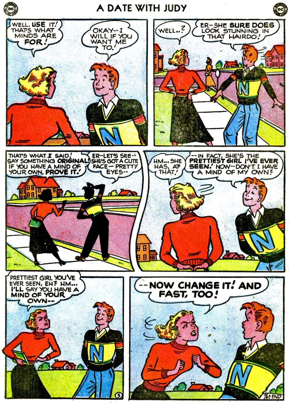 Read online A Date with Judy comic -  Issue #18 - 36