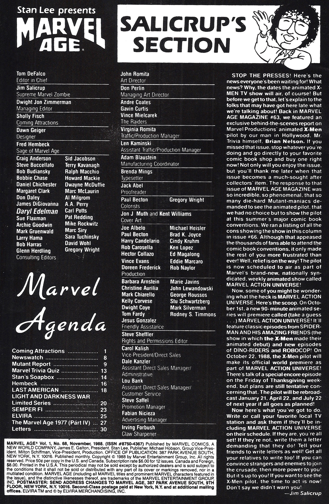 Read online Marvel Age comic -  Issue #68 - 2