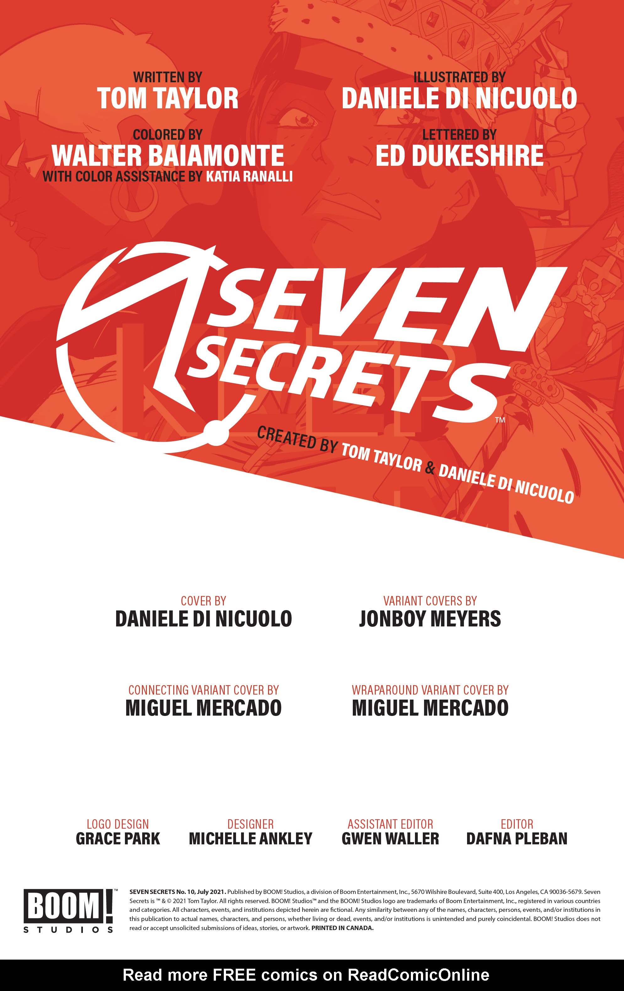 Read online Seven Secrets comic -  Issue #10 - 2